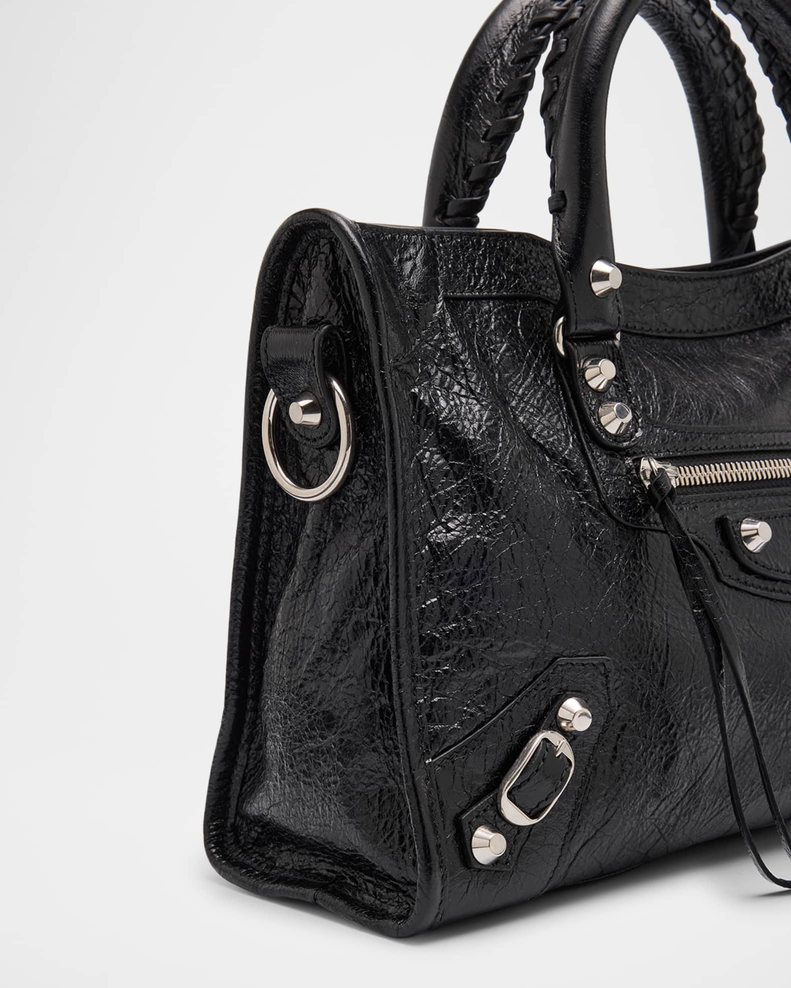 バッグ BALENCIAGA leather shoulder bag city Balenciaga Le City Small Leather Shoulder Bag | Neiman Marcus