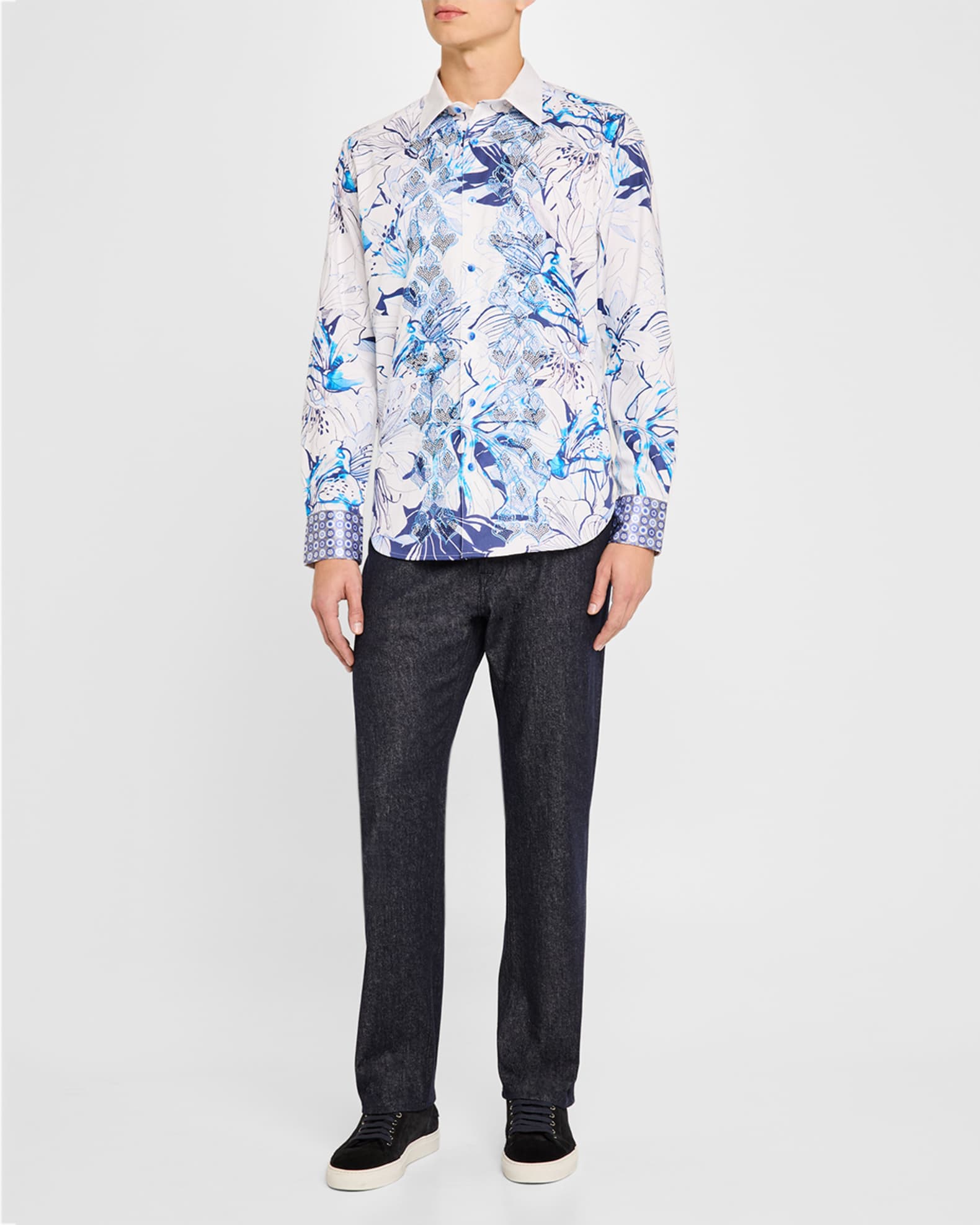Men's Limited Edition Floral Sport Shirt 1