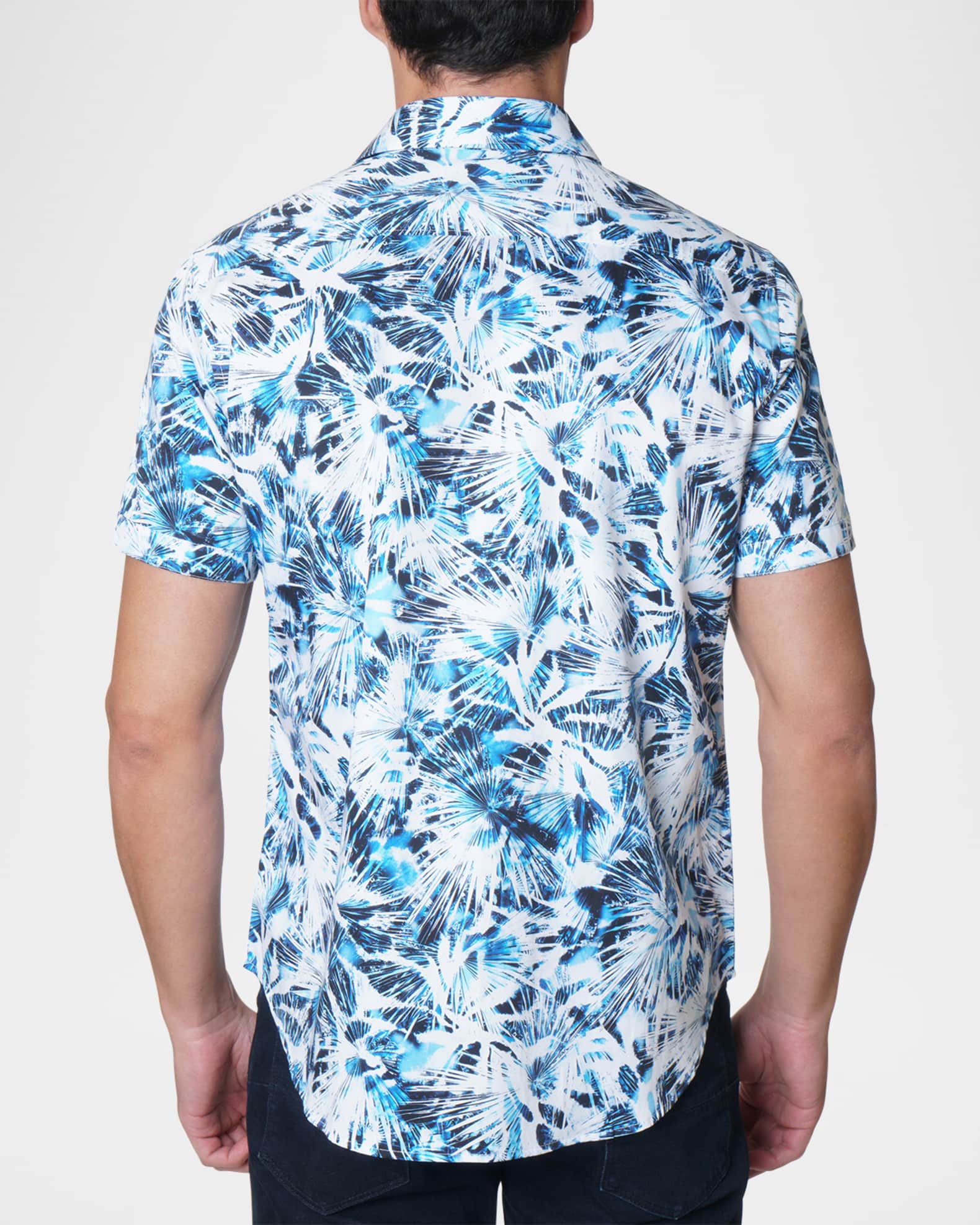 Men's Exclusive Tie-Dye Short-Sleeve Shirt 1