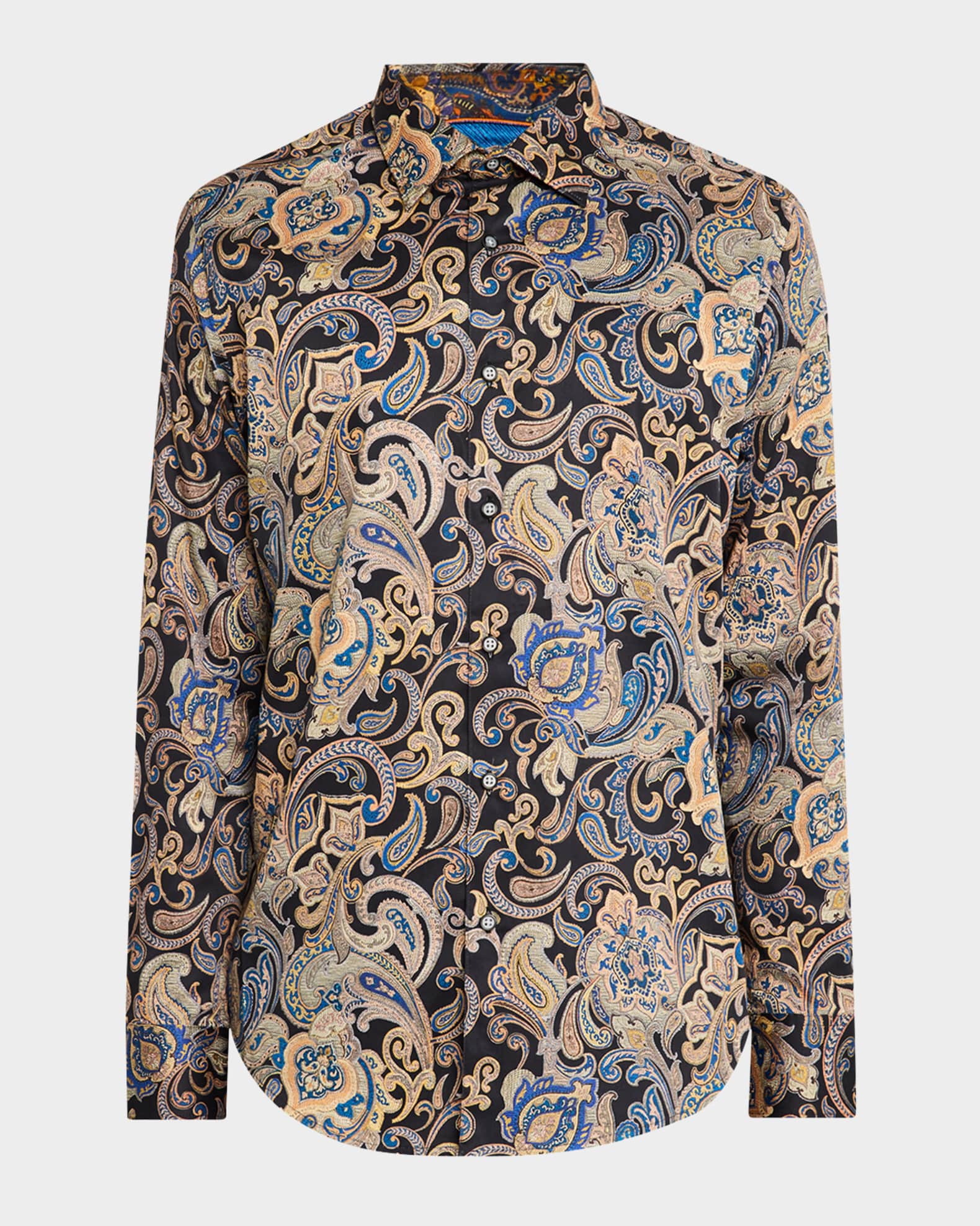 Men's Fitzgerald Satin Stretch Sport Shirt 0