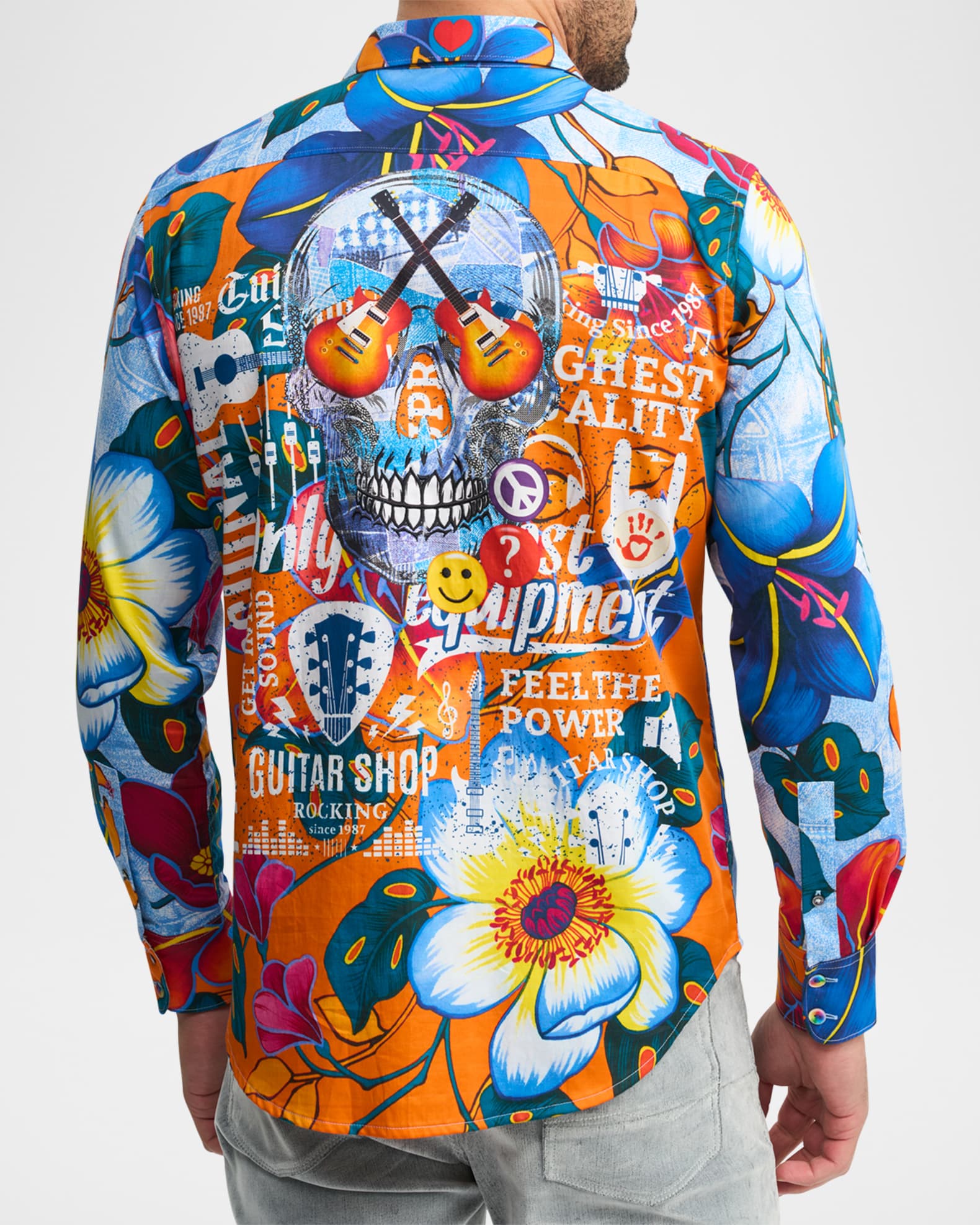 Camisa robert graham discount