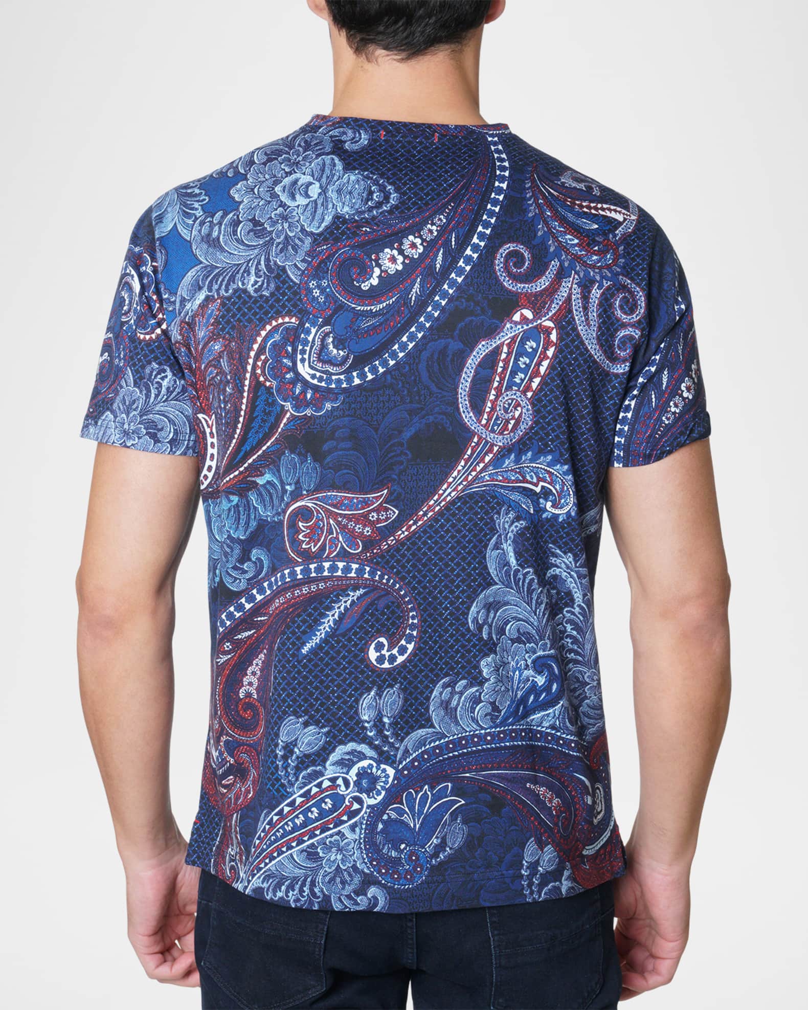 Men's Ethnic Paisley Graphic T-Shirt 1