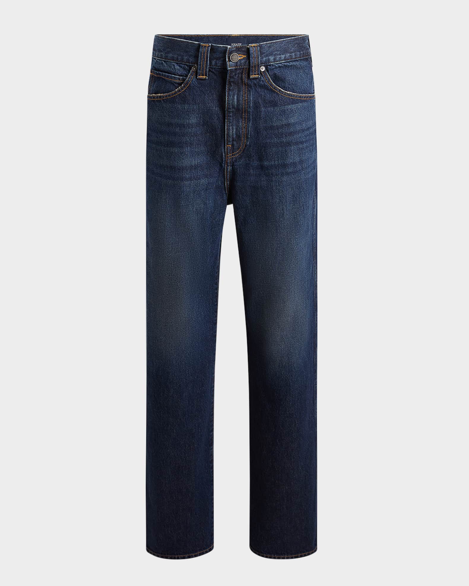 Bonnie Straight-Leg Dark Wash Jeans 0
