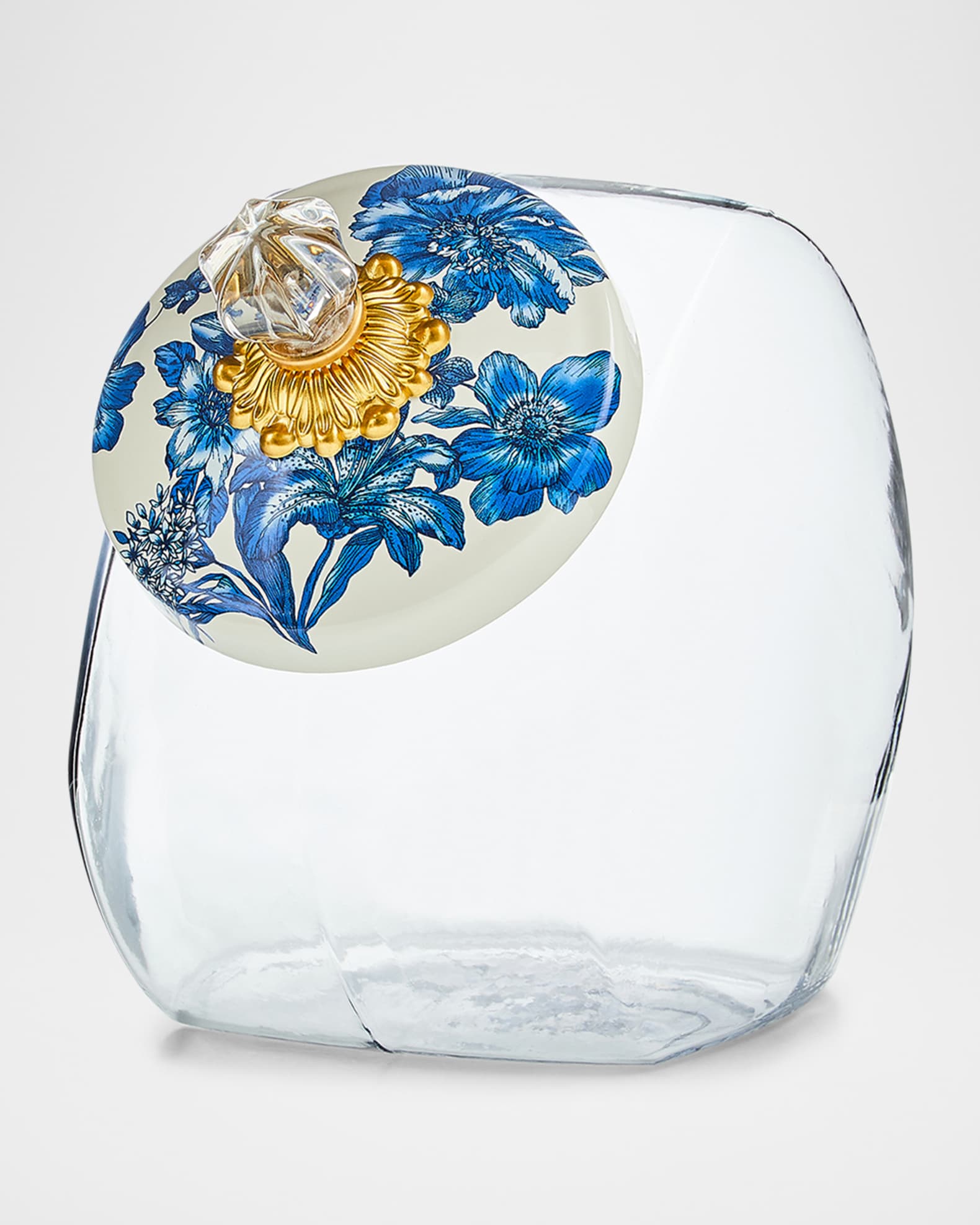 Cookie Jar with Royal English Garden Lid 0