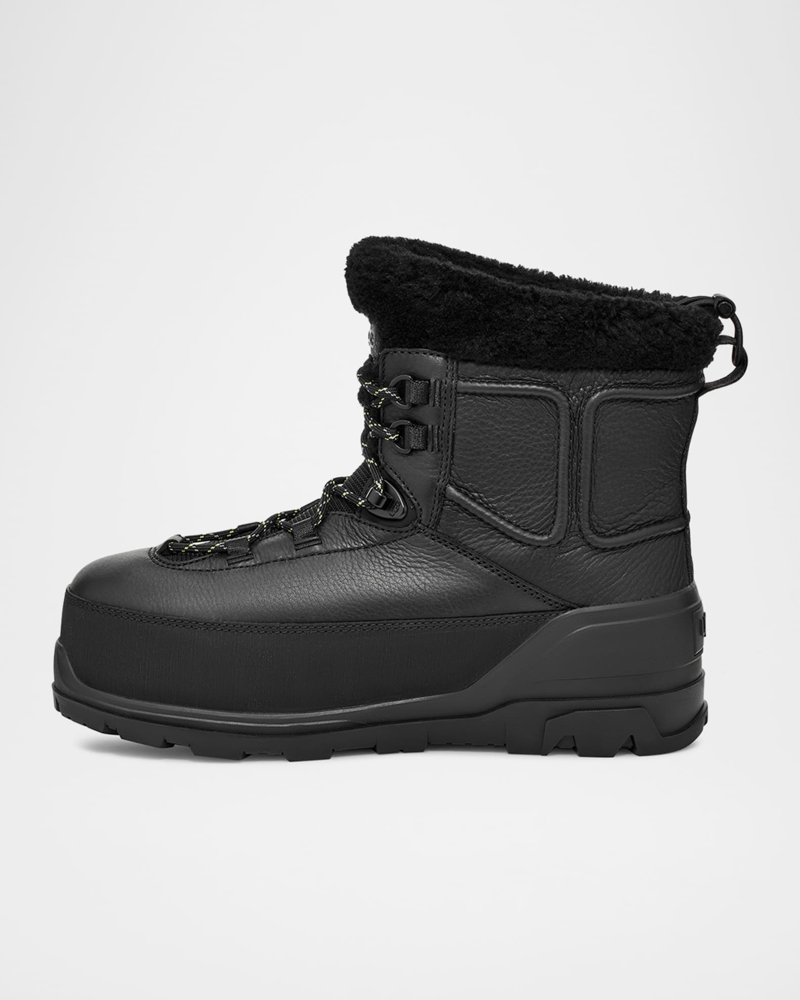 UGG Men's Shasta Waterproof Leather Mid Snow Boots | Neiman Marcus