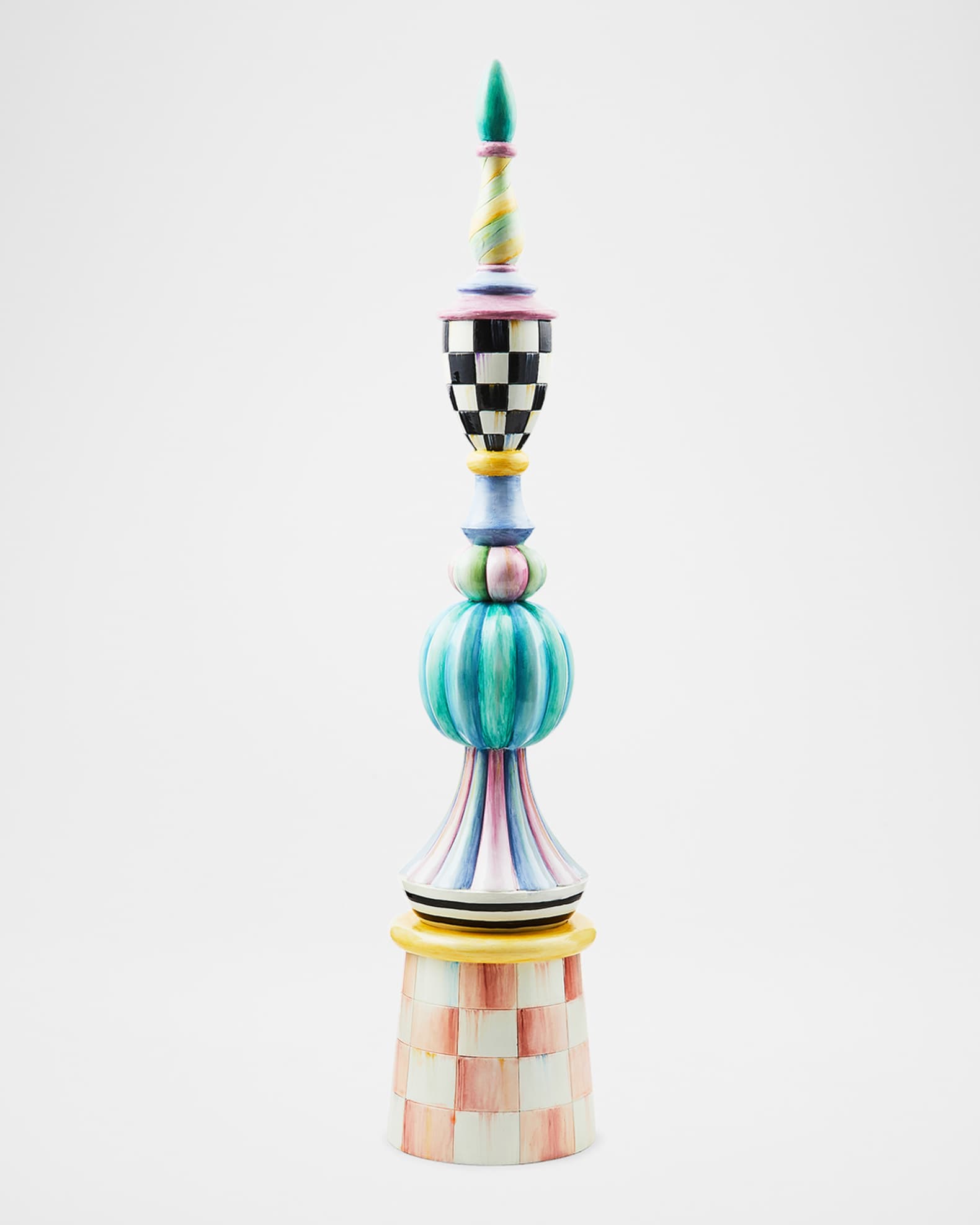 Rosy Meadow Tall Finial 0