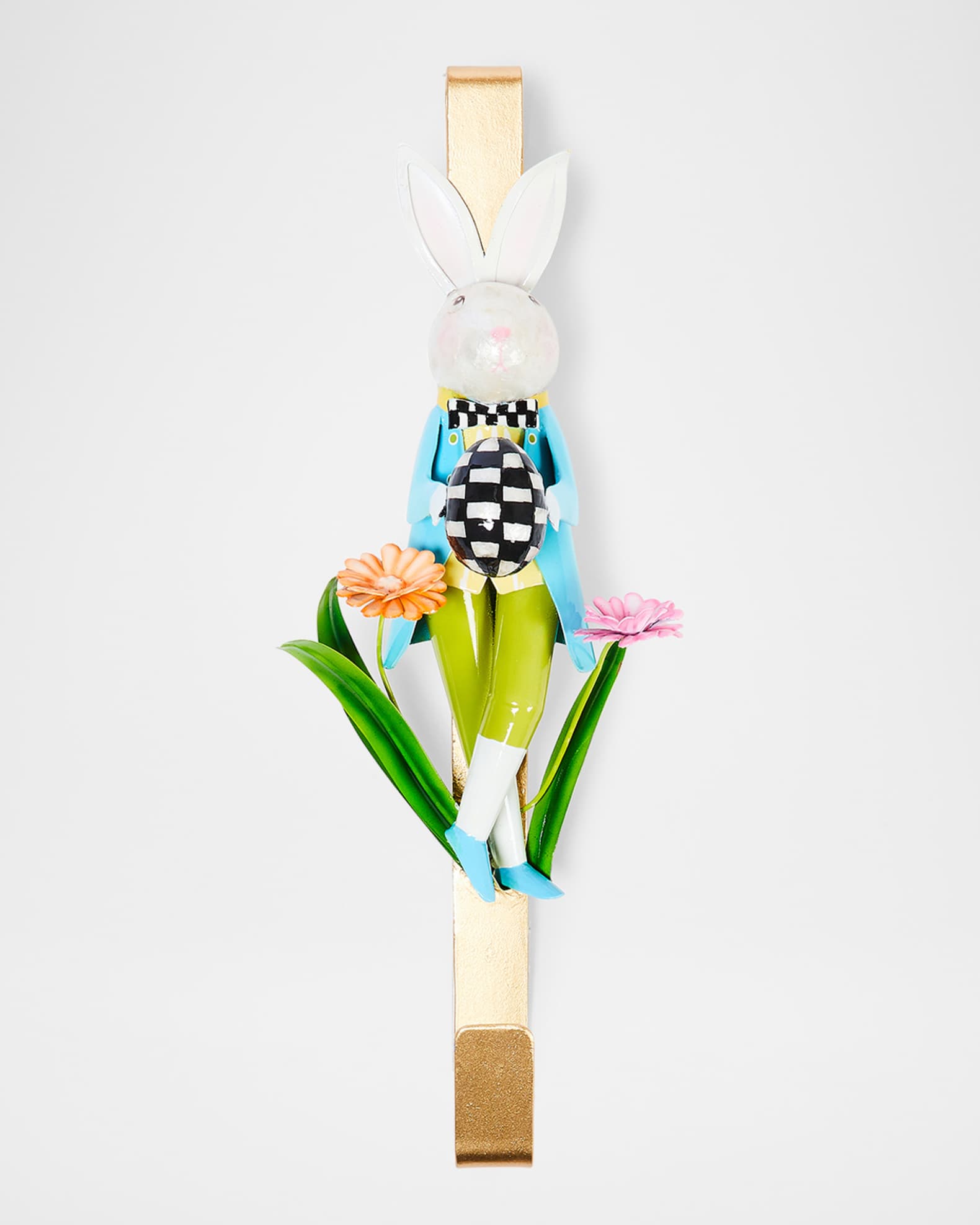 Calico Rabbit Wreath Hanger 0