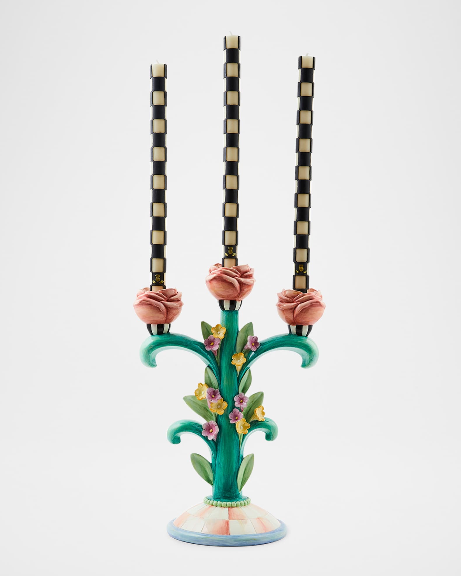 Rosy Meadow Candelabra 1