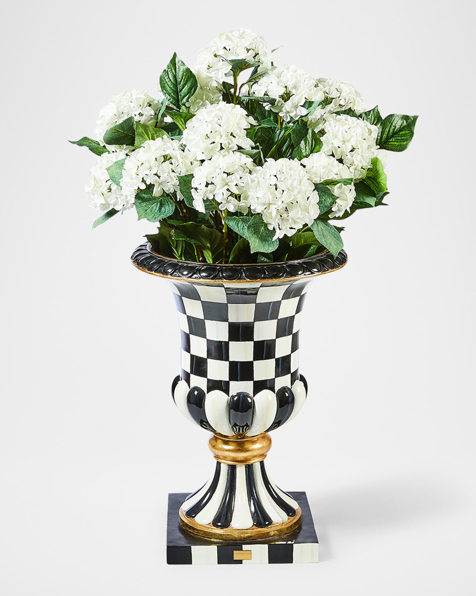  White Hydrangea Urn Filler 1