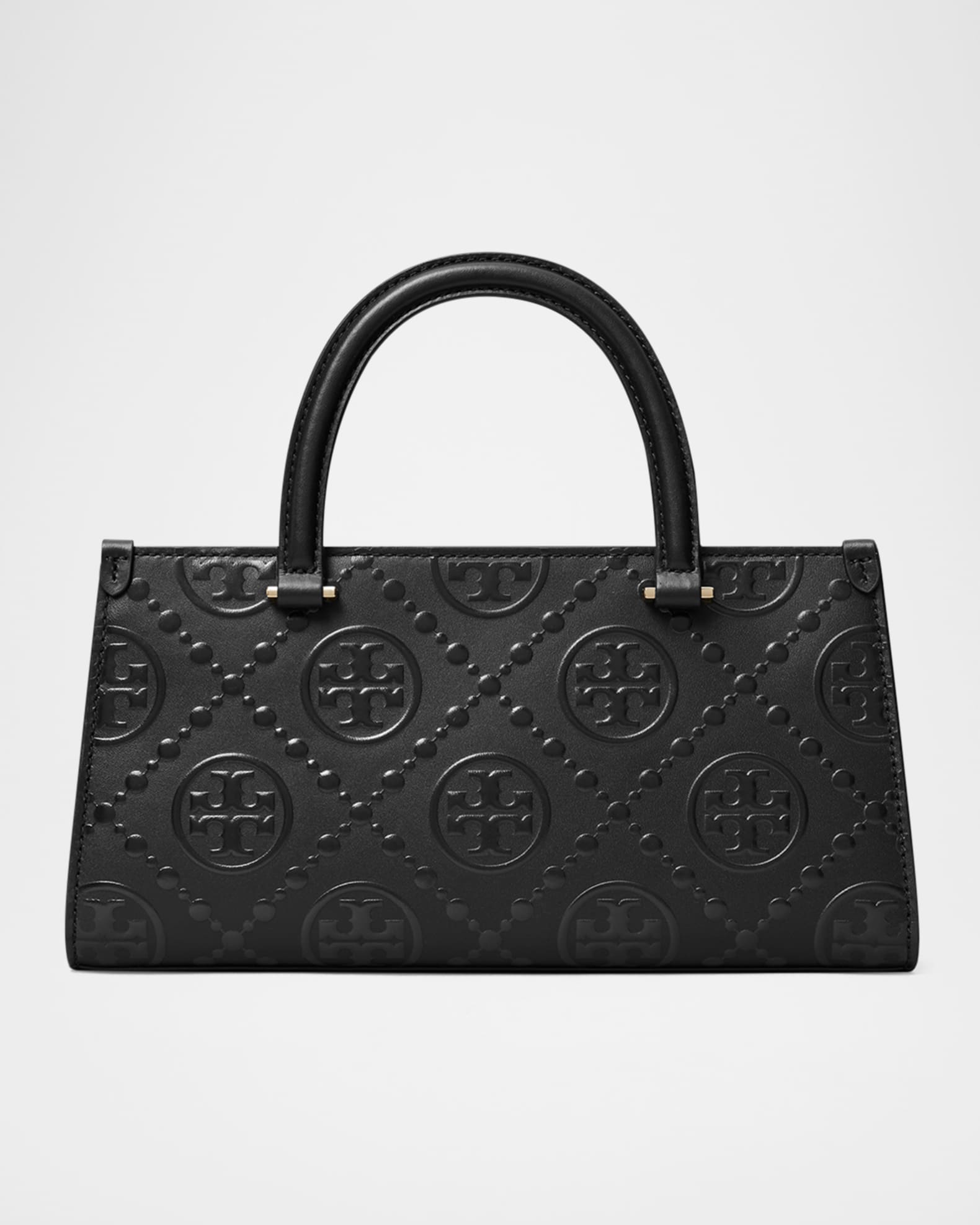 Tory Burch Small T Monogram Embossed East-West Tote Bag