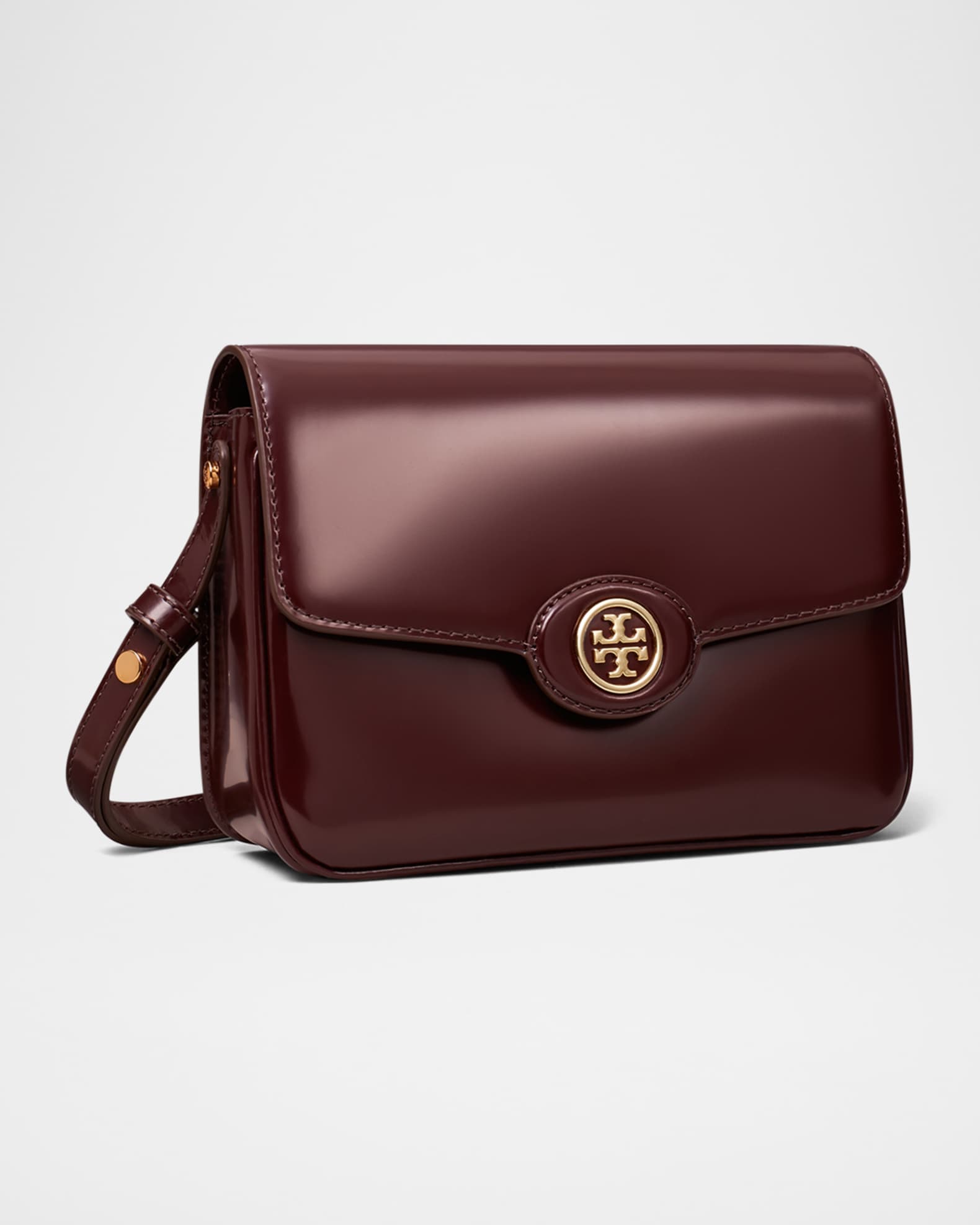 Tory Burch Robinson Convertible Leather Shoulder Bag Neiman Marcus
