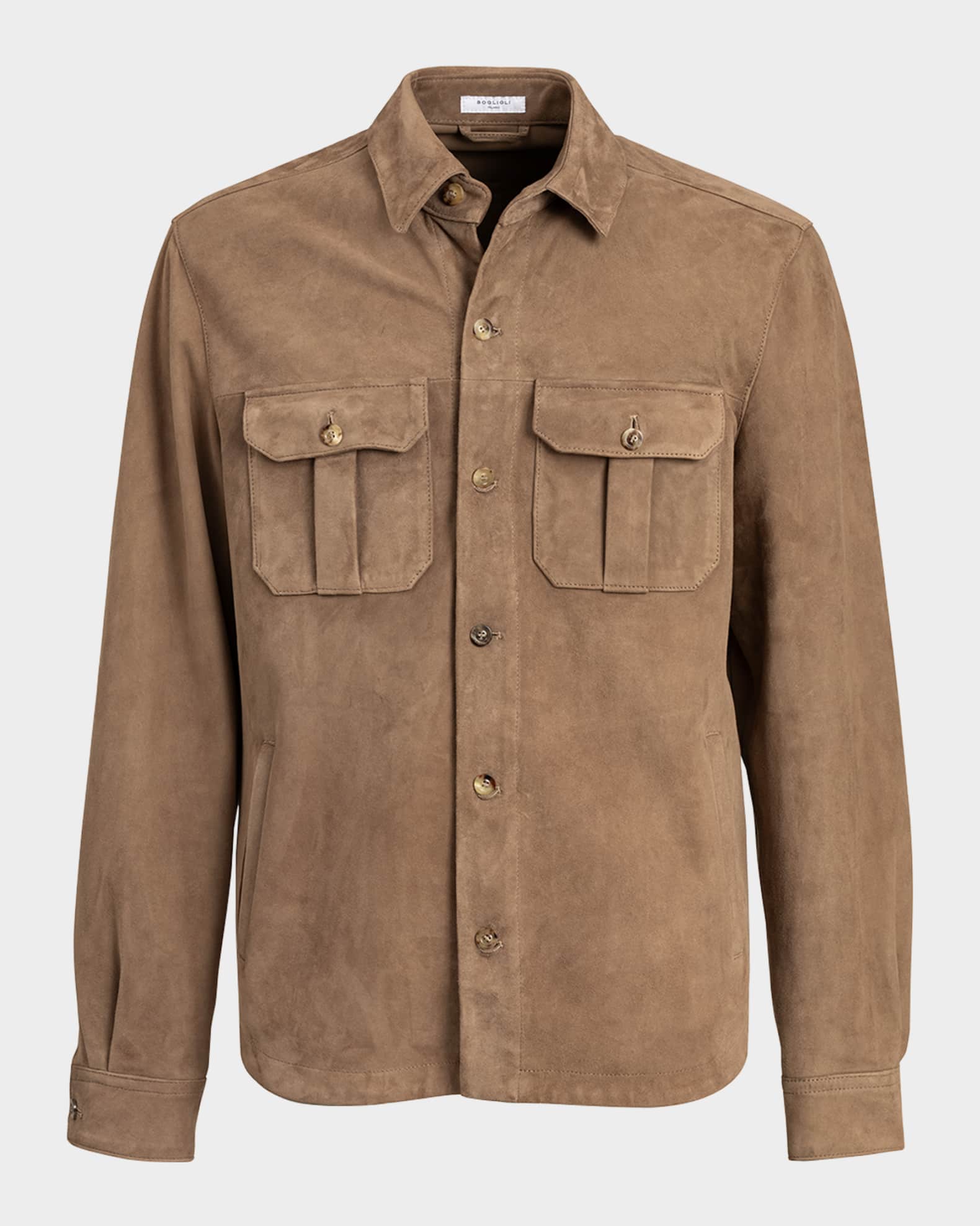Men's Suede Overshirt 0