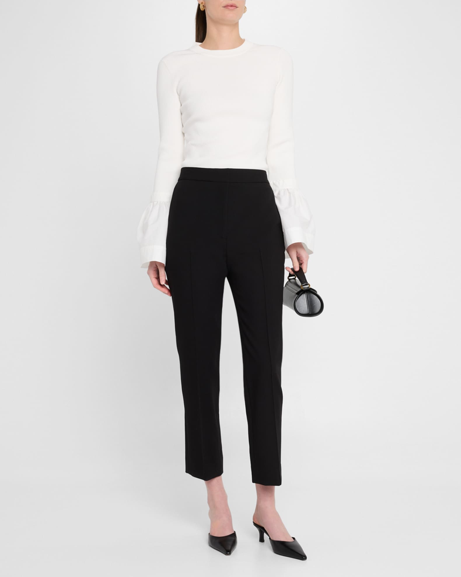 Demi Straight-Leg Ankle Pants 1
