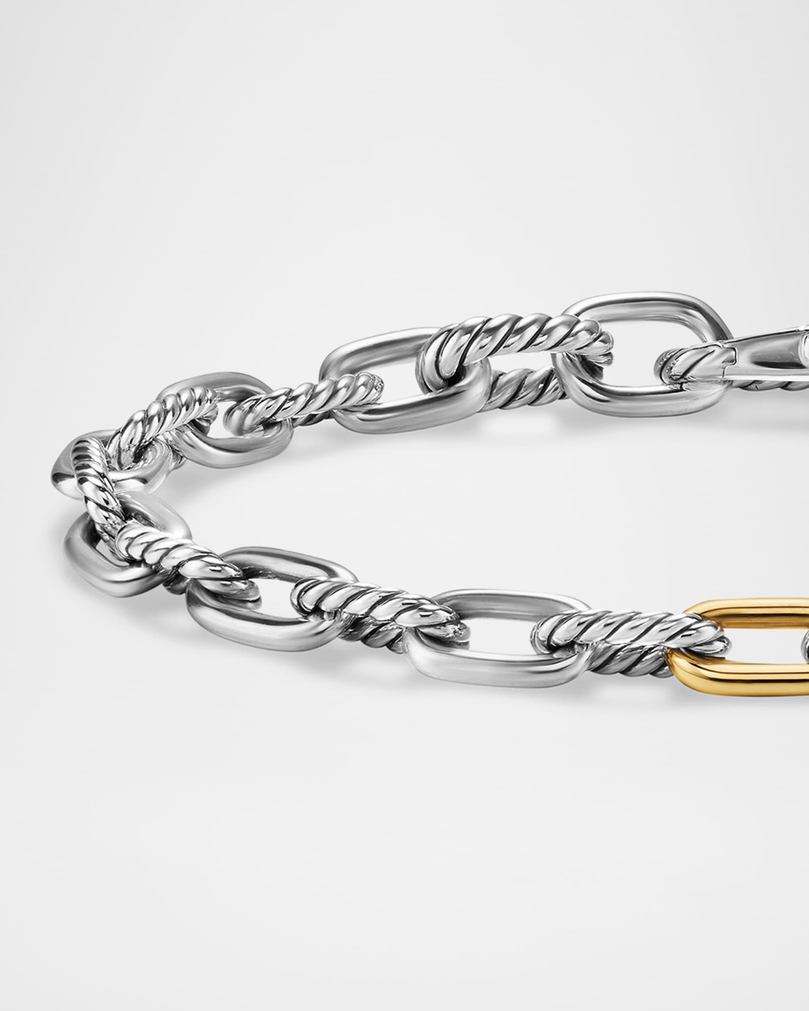 期間限定のお買い得商品 Yurman David Men's with Silver in Bracelet Chain Madison® DY アクセサリー