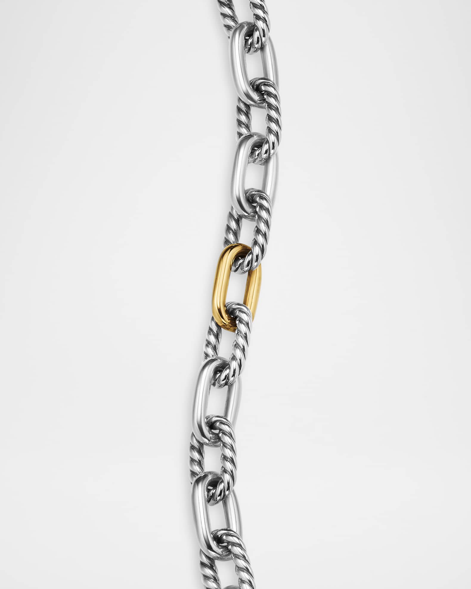 【人気商品！】 David Yurman with Silver in Bracelet Chain Madison® DY Men's アクセサリー