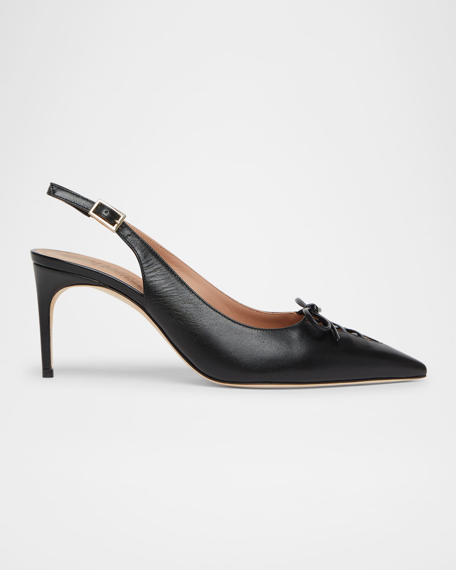 Trudie Nappa Laced Slingback Pumps 0