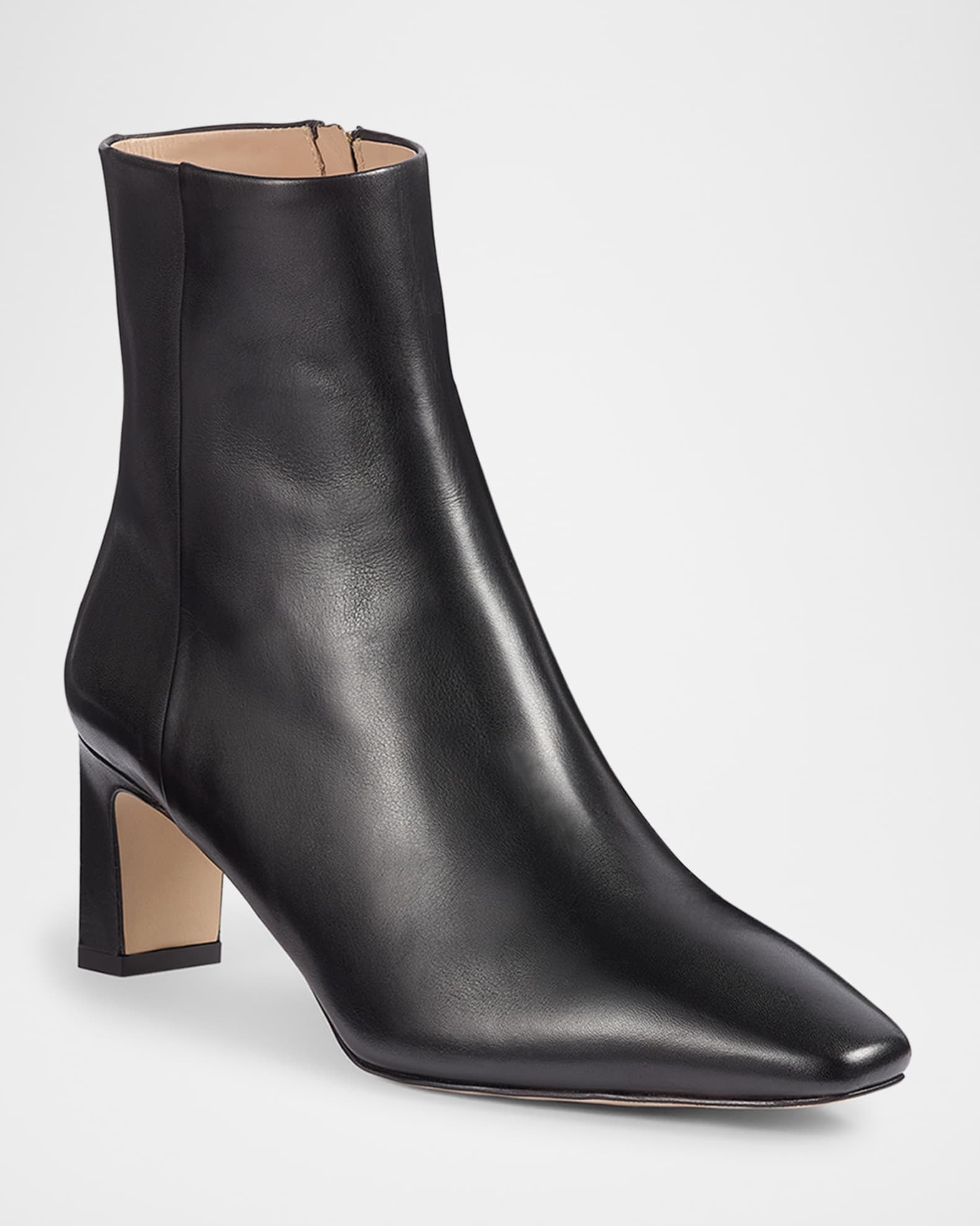 Margaux Blunt Toe Ankle Boots
