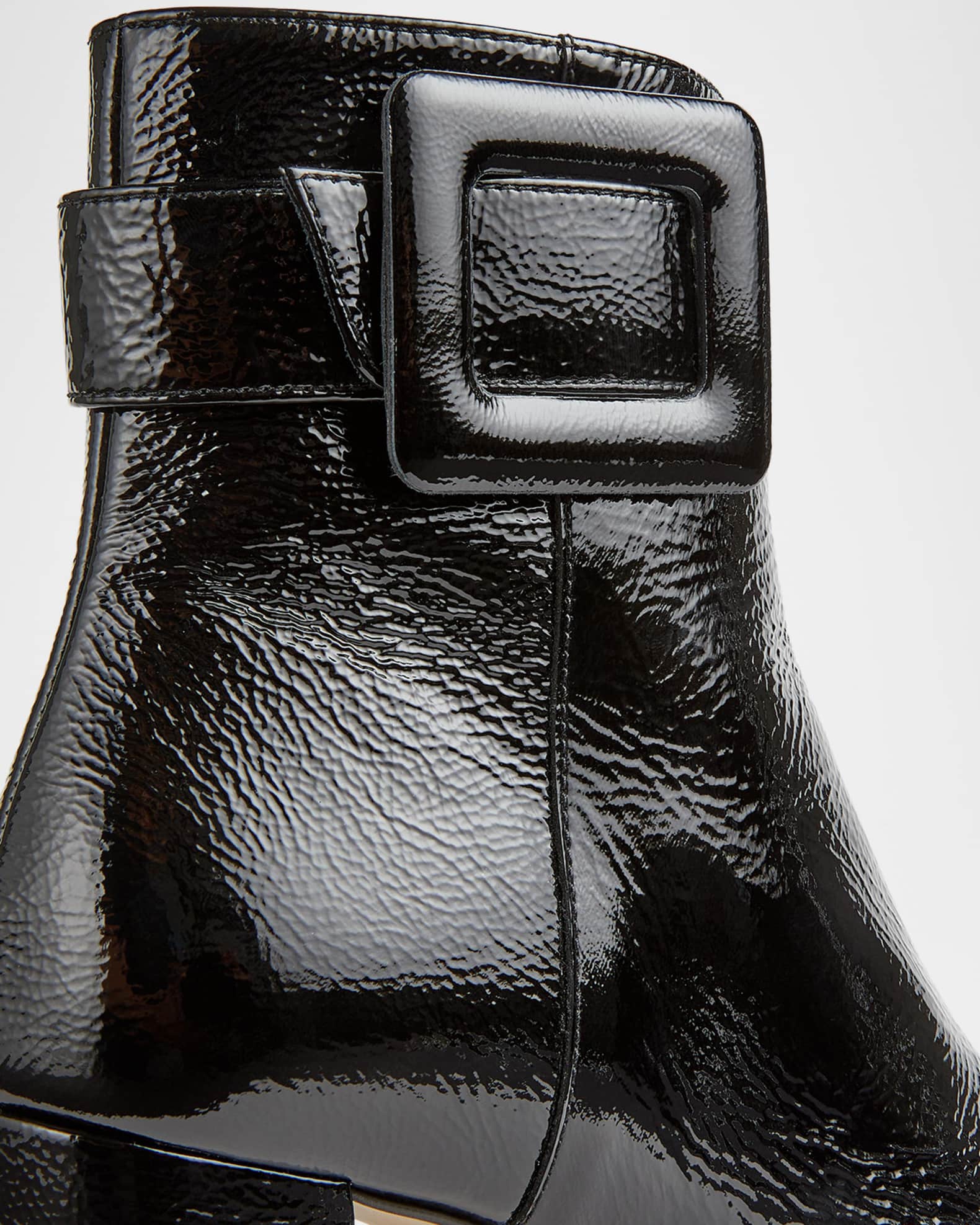 LK Bennett Wilde Covered Buckle Ankle Boots Neiman Marcus