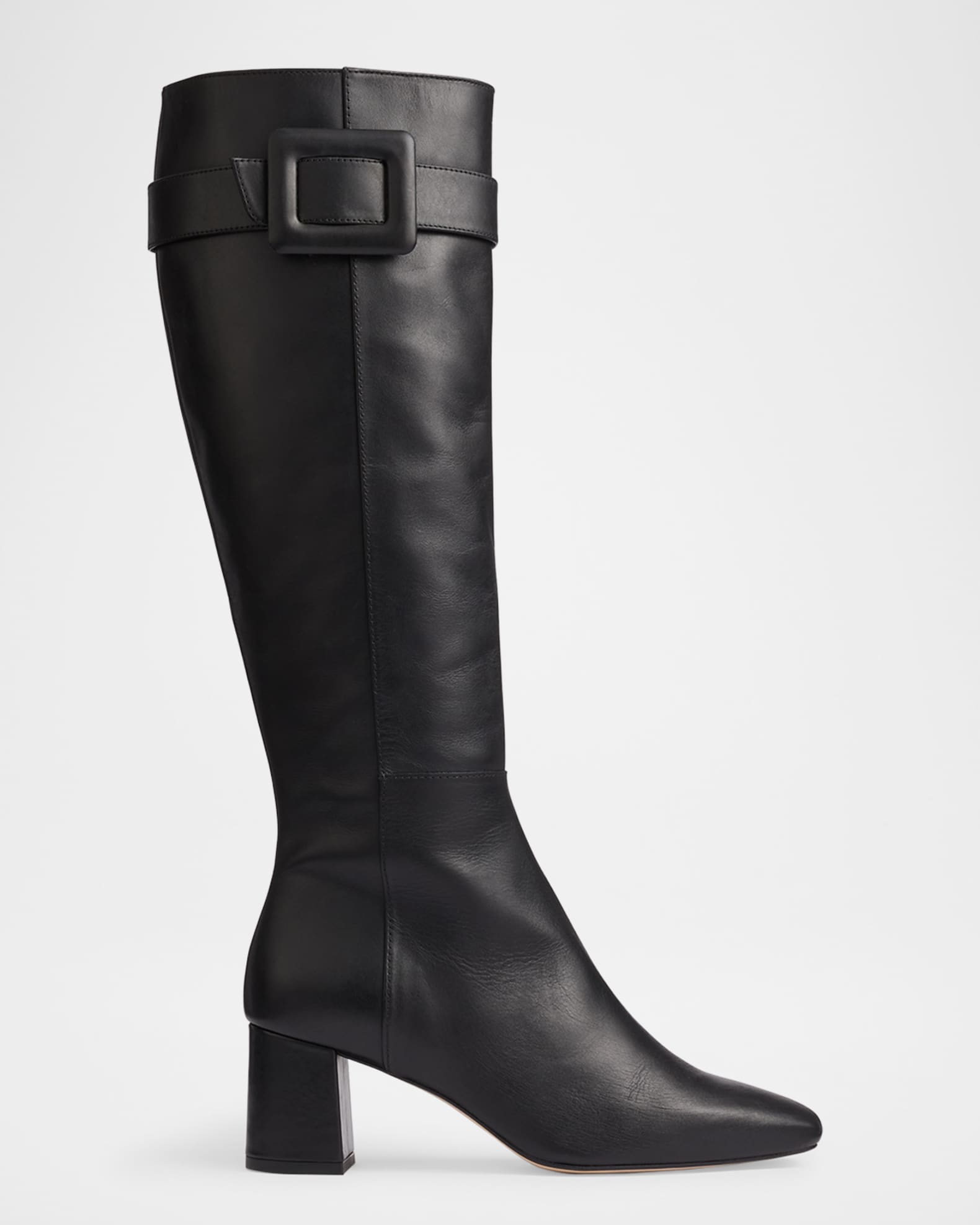 Carlotta Covered Buckle Knee Boots