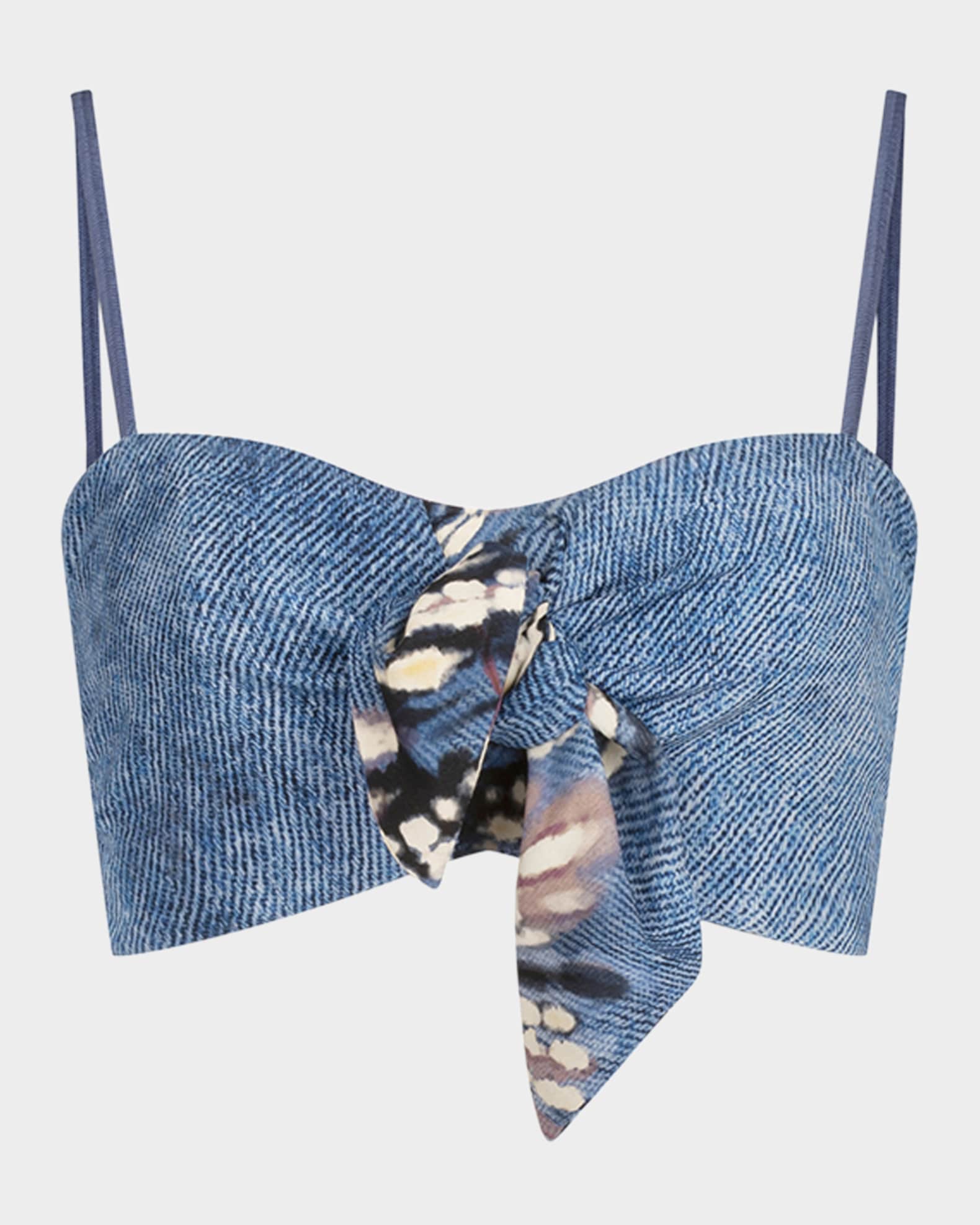 Wotton Tie Crop Top 0