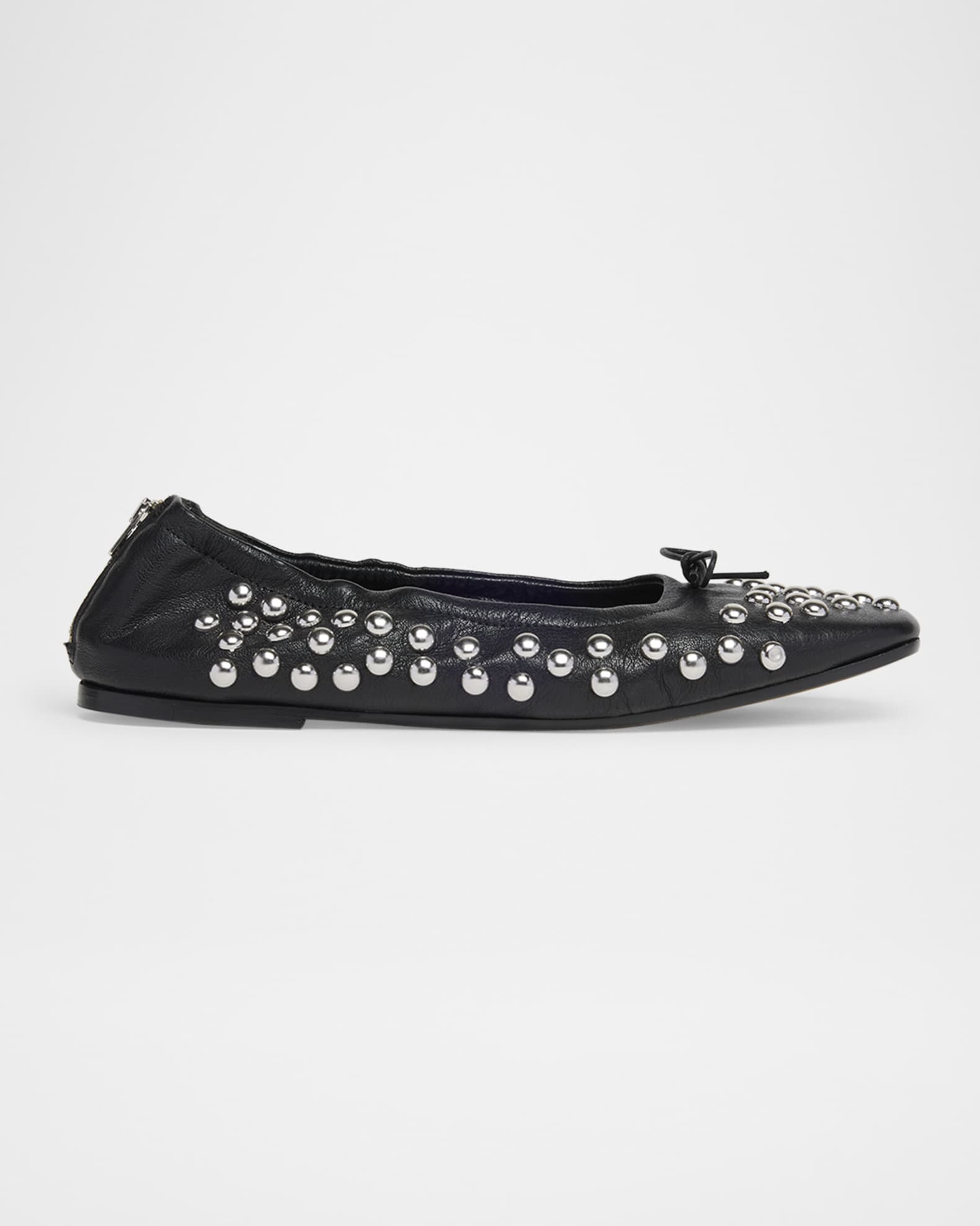 フラットシューズ GOLDEN  'Amy' ballet flats Golden Goose Amy Stud Zip Leather Ballerina Flats | Neiman