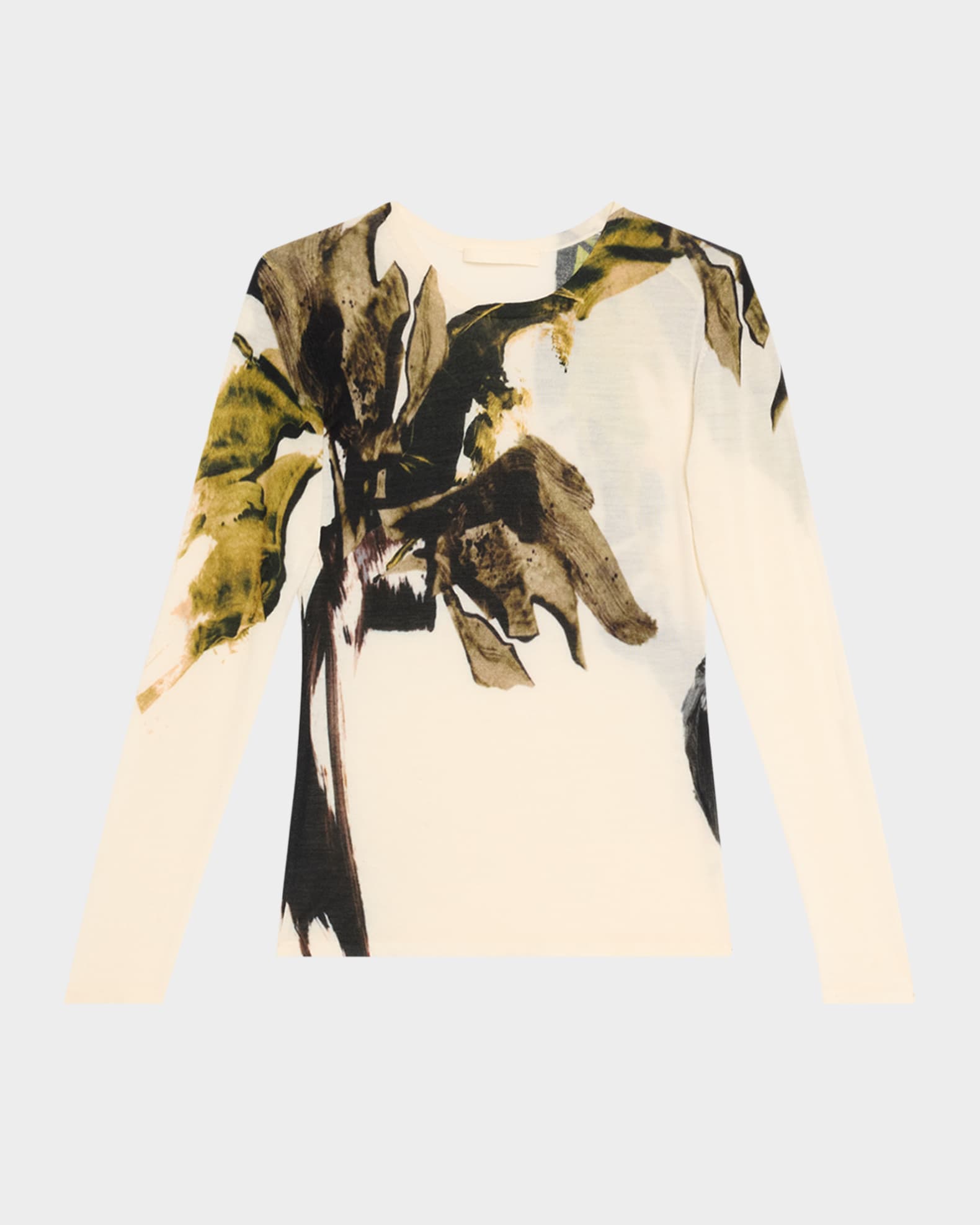 Brushstroke Merino Wool Sweater 0