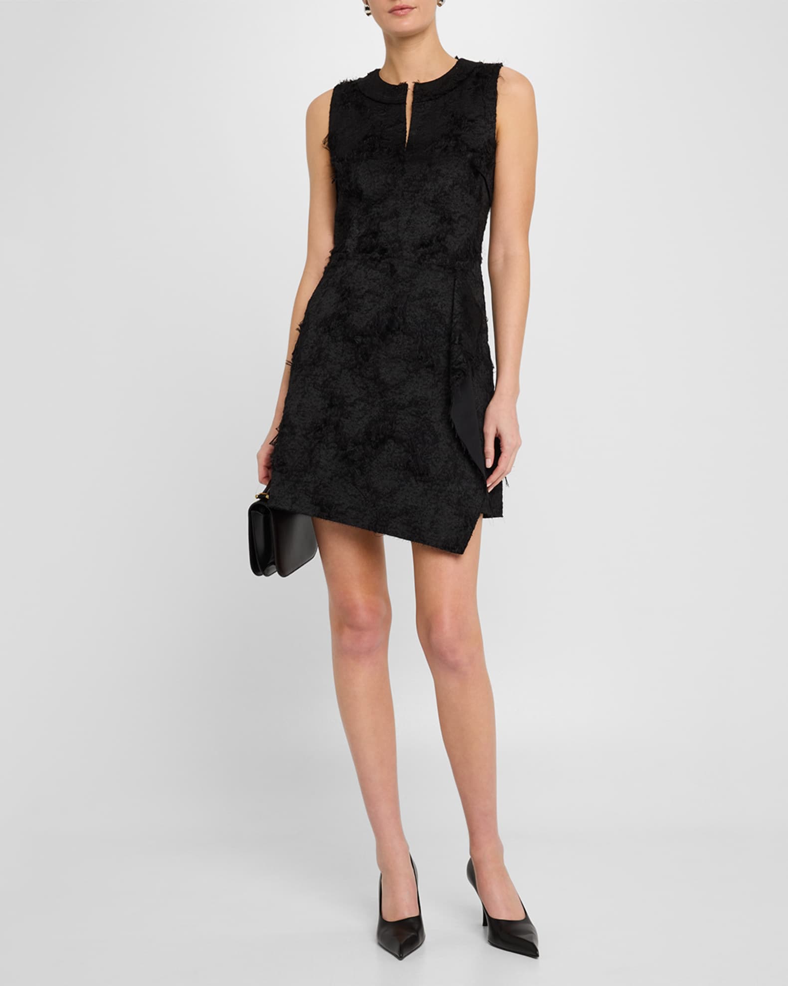 Fray Jacquard Mini A-Line Dress 1