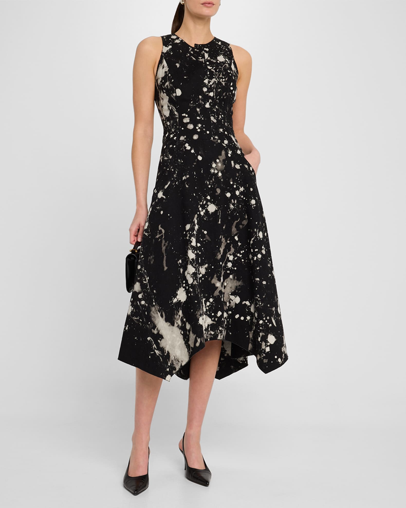 Painters Twill Handkerchief Midi Dress 1