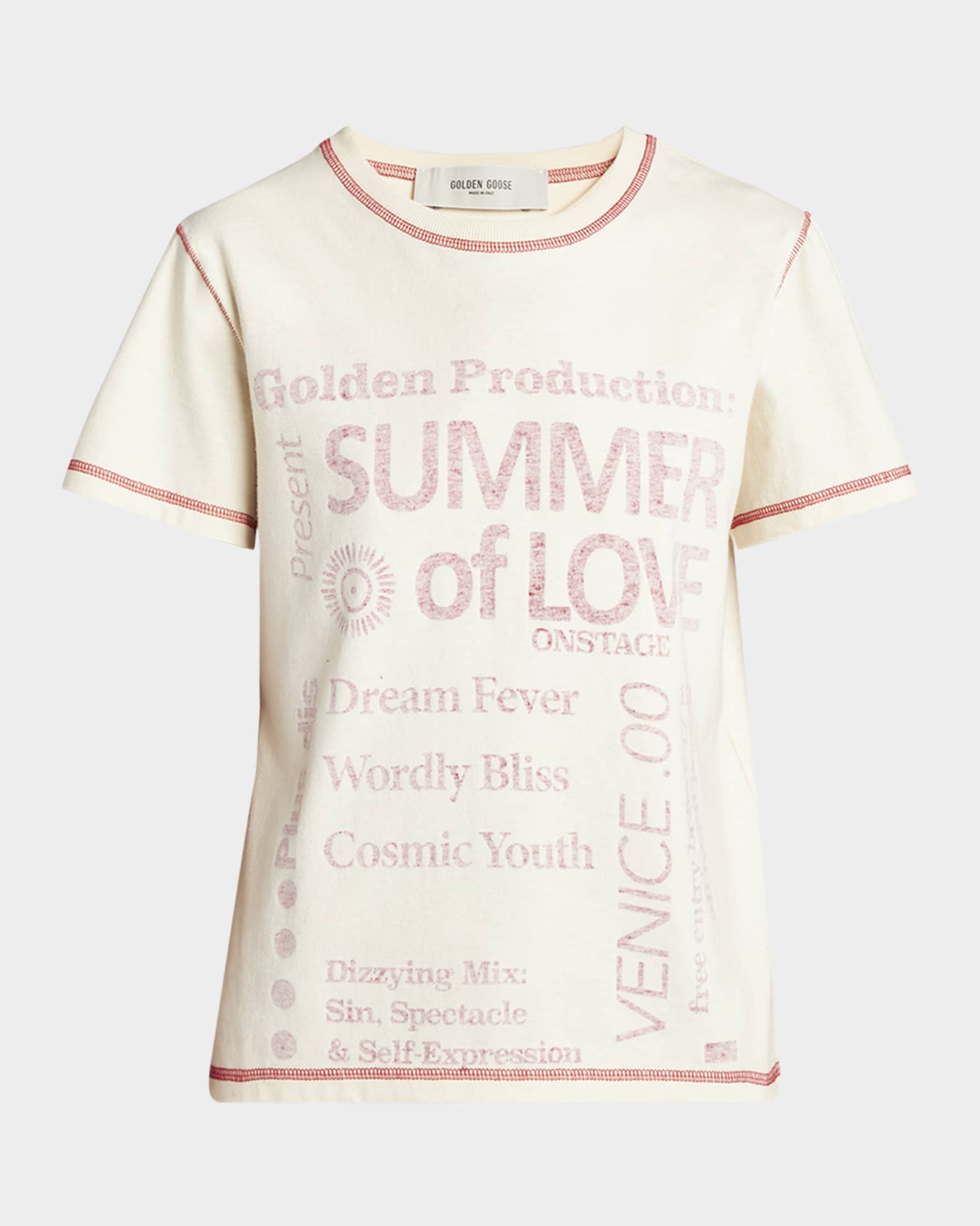 Journey-Print Gauze Jersey Short-Sleeve T-Shirt 0