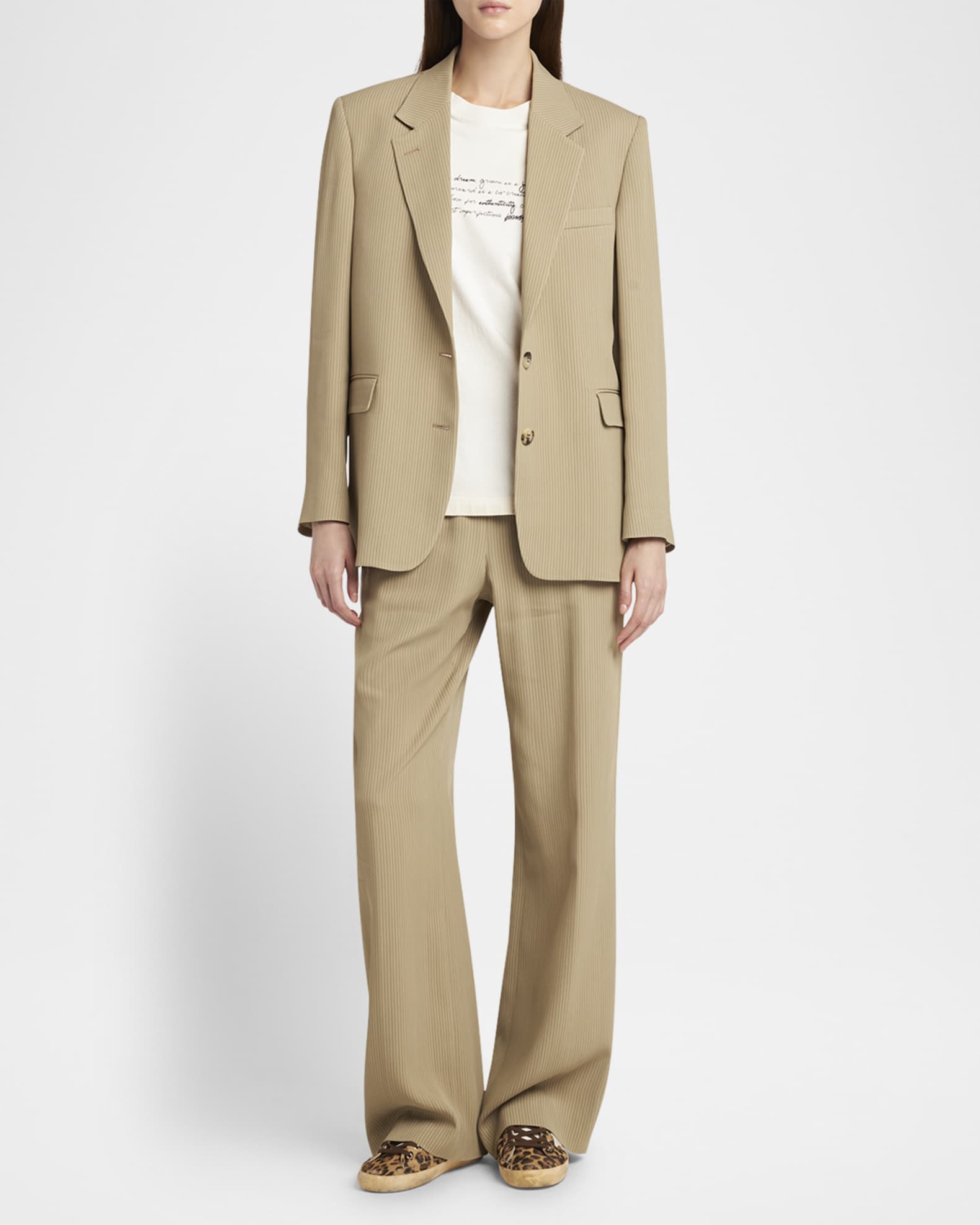 Journey Pinstripe Single-Breasted Jacket 1