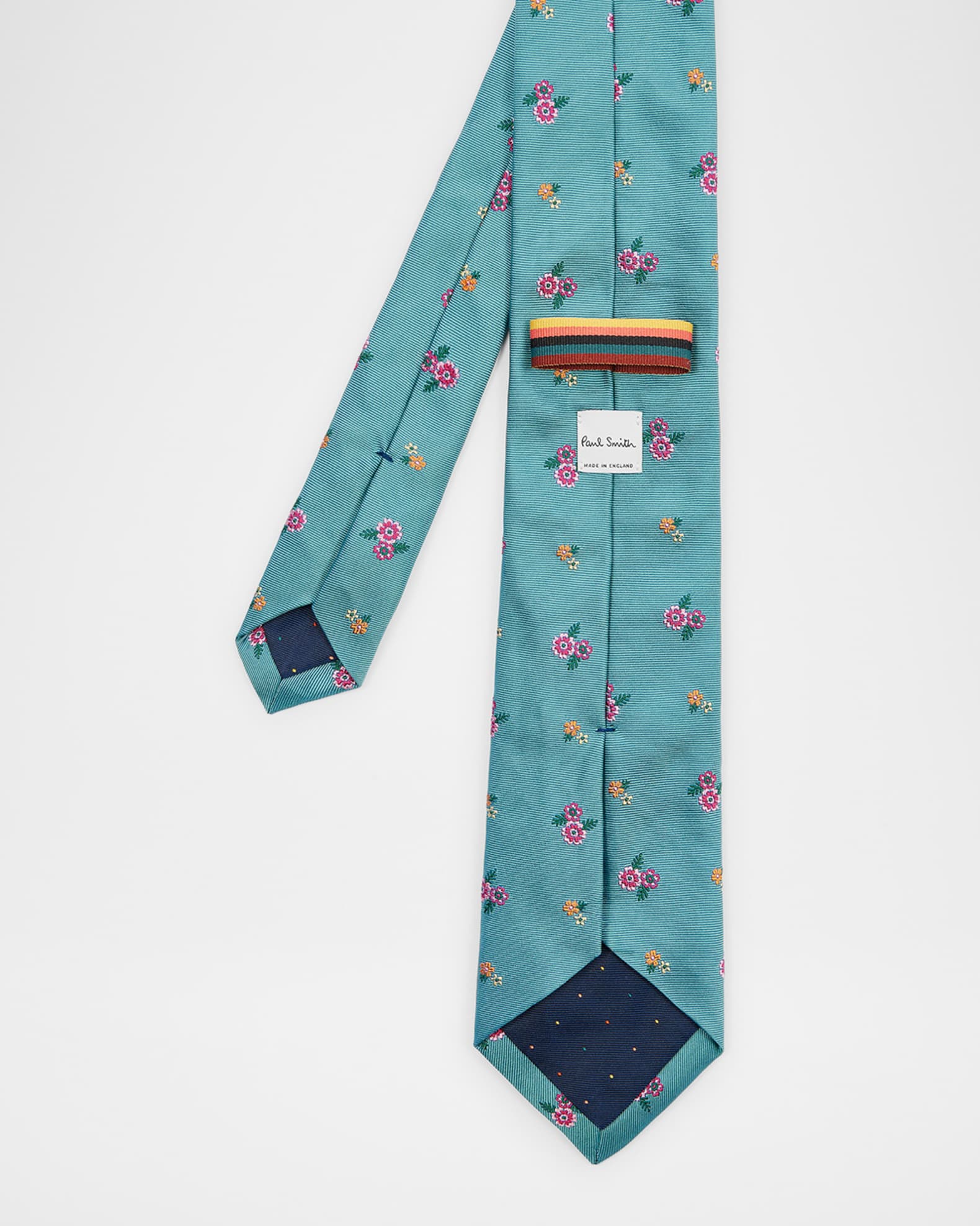 2024年秋冬新作 Silk Micro-Floral Men's Smith Paul Tie Marcus Neiman | 小物