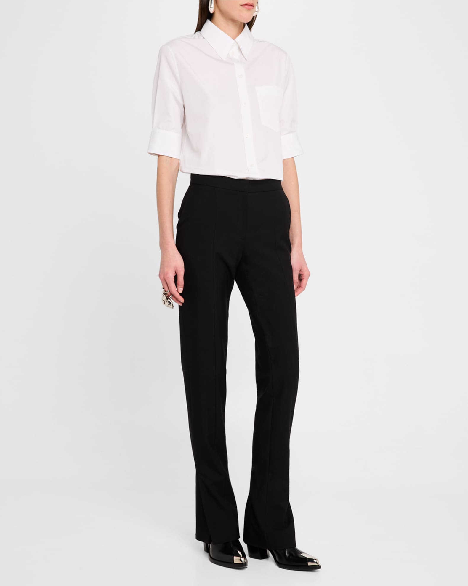 Short-Sleeve Button-Down Shirt 1