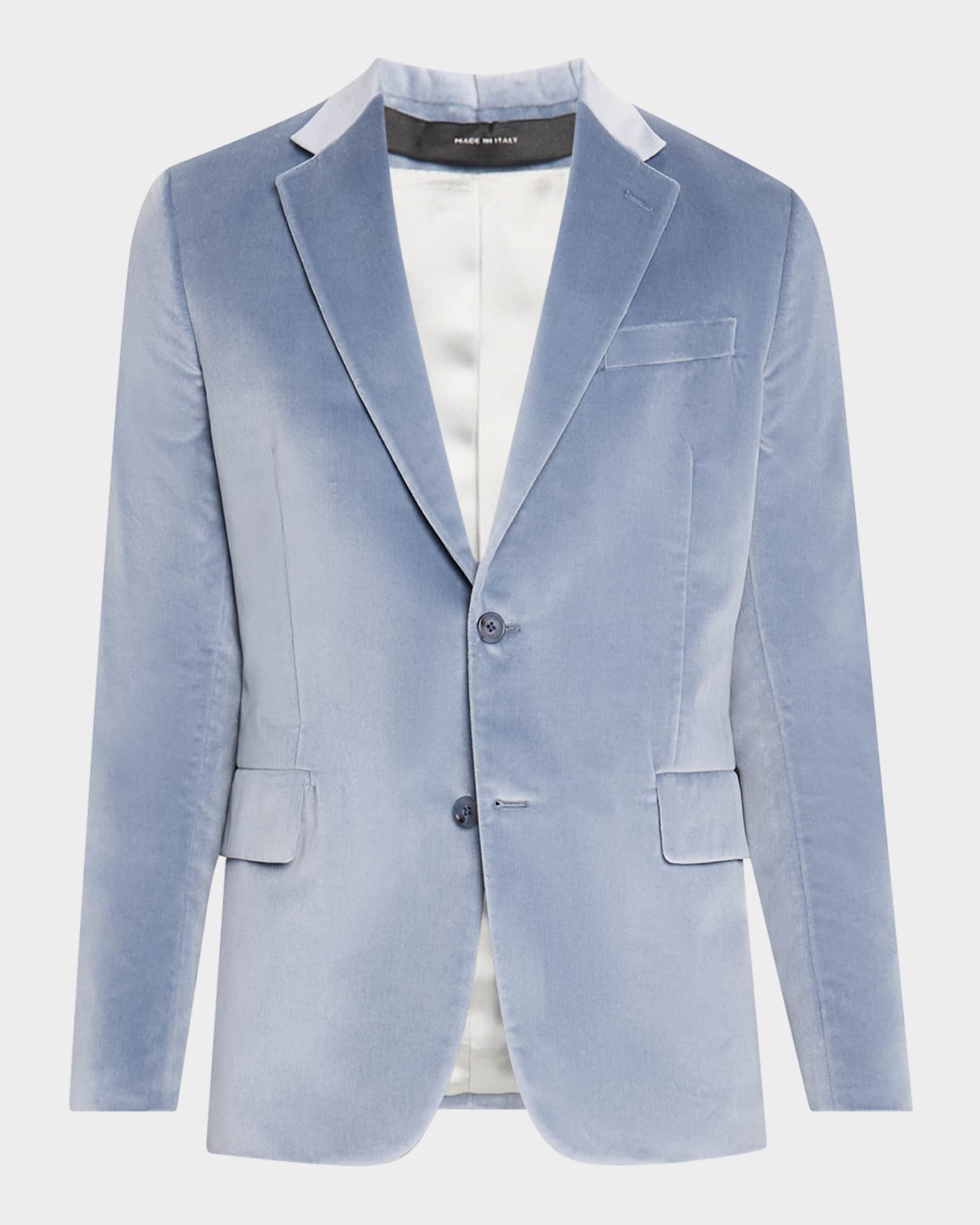 Men's Velvet Two-Button Dinner Jacket 0