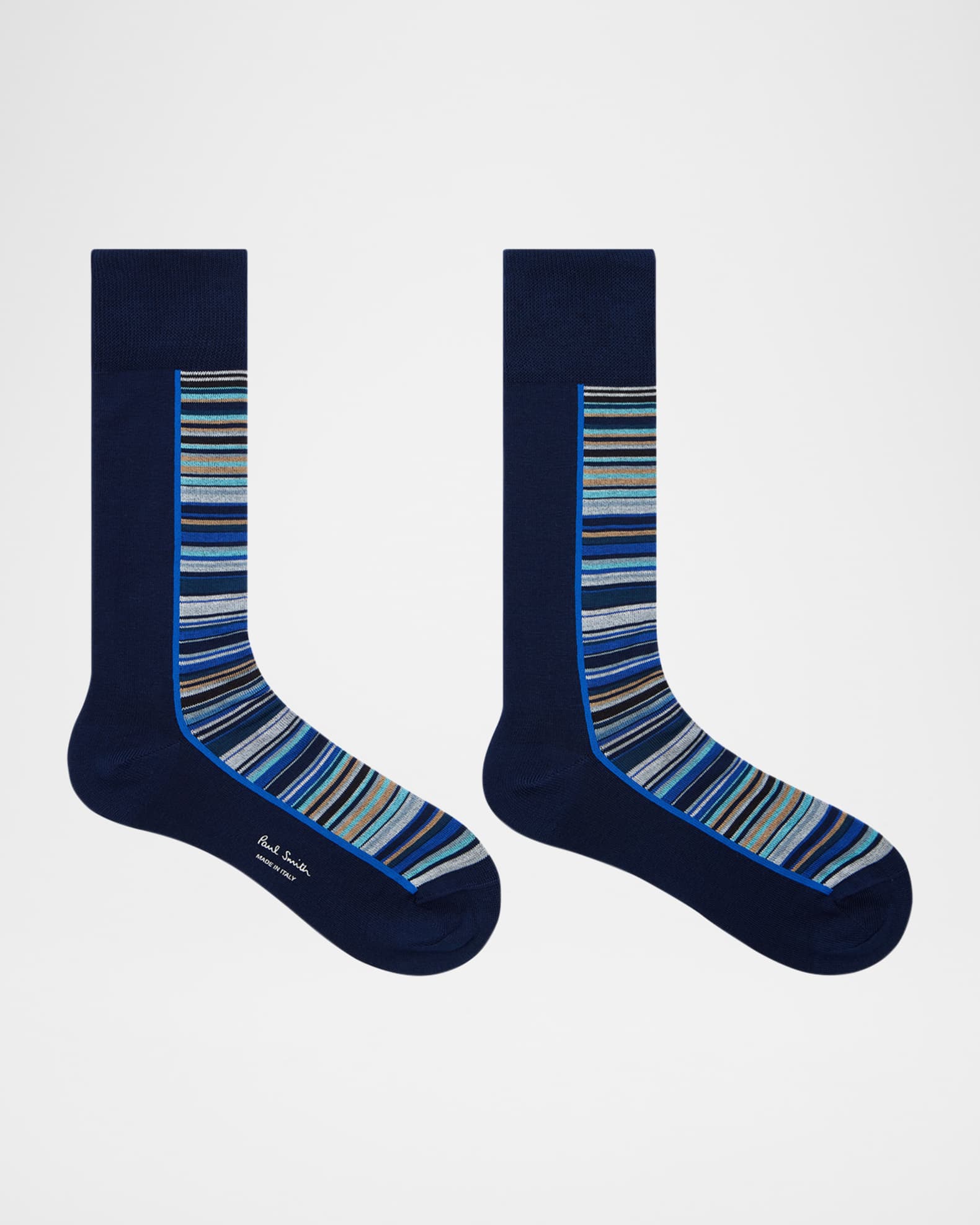 Men's Half Signature Stripe 2-Pack Crew Socks 1