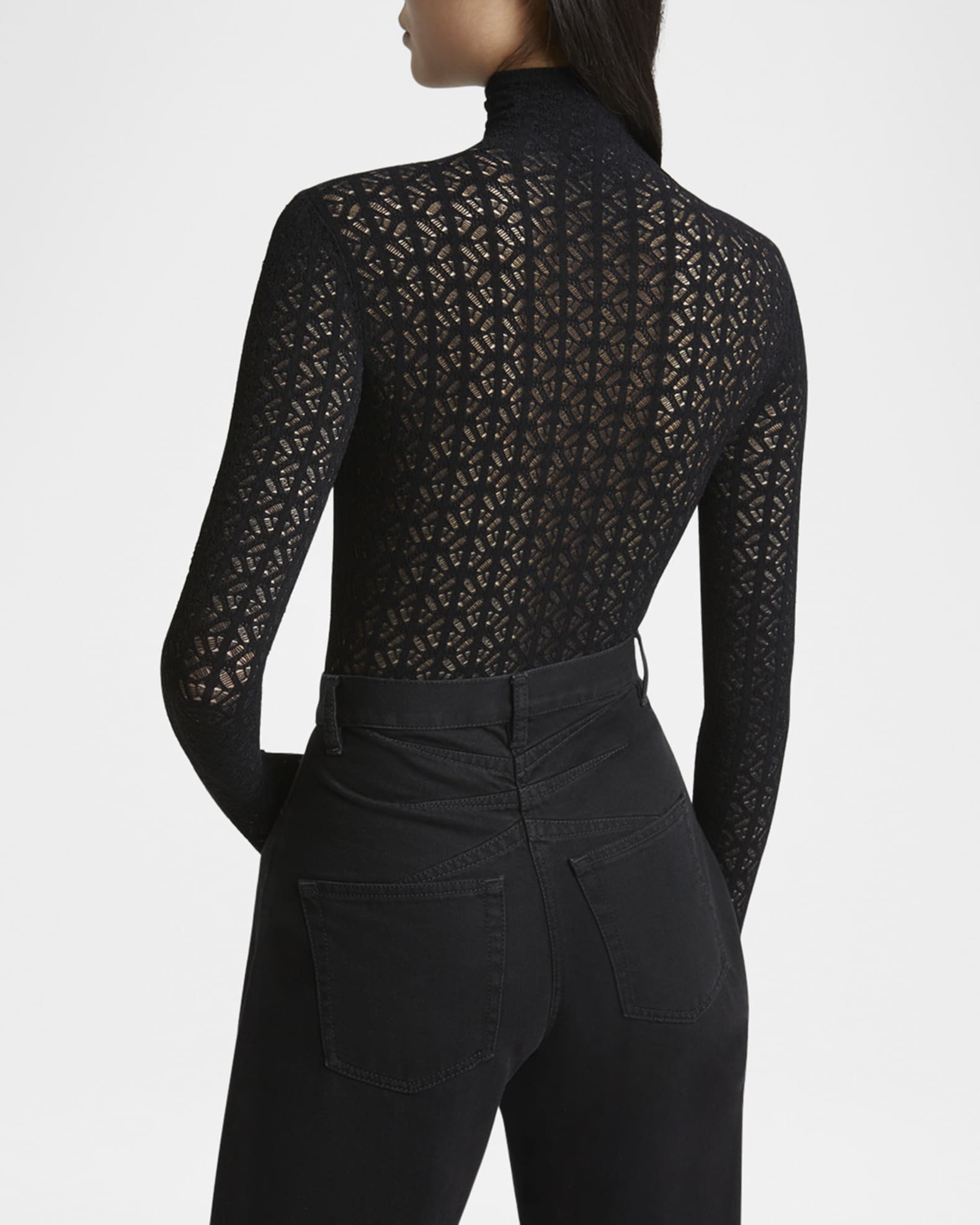 オールインワン・サロペット ALAIA High neck bodysuit ALAÏA Women's Designer Bodysuits & Leggings | ALAÏA US