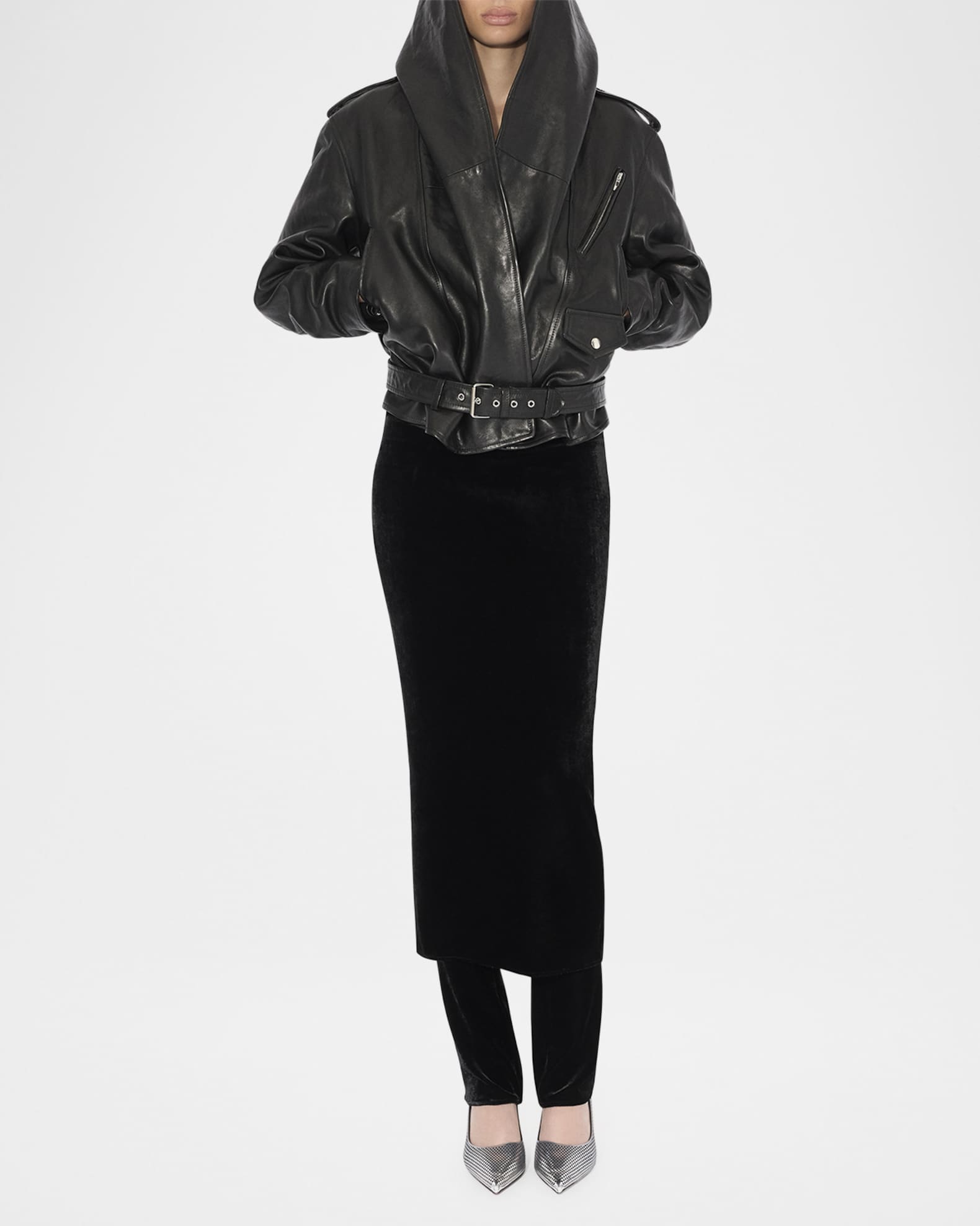 Velvet Skirt Pants 1