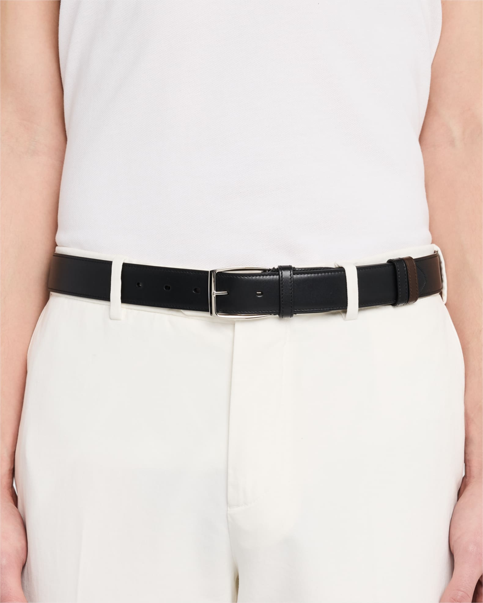 Men's Calf Leather Belt 1