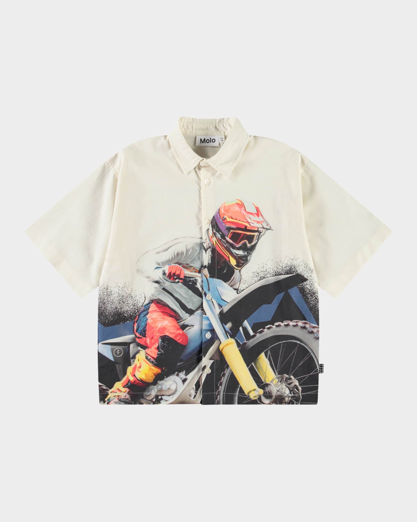 Boy's Richie Printed Short-Sleeve Button-Front Shirt 0