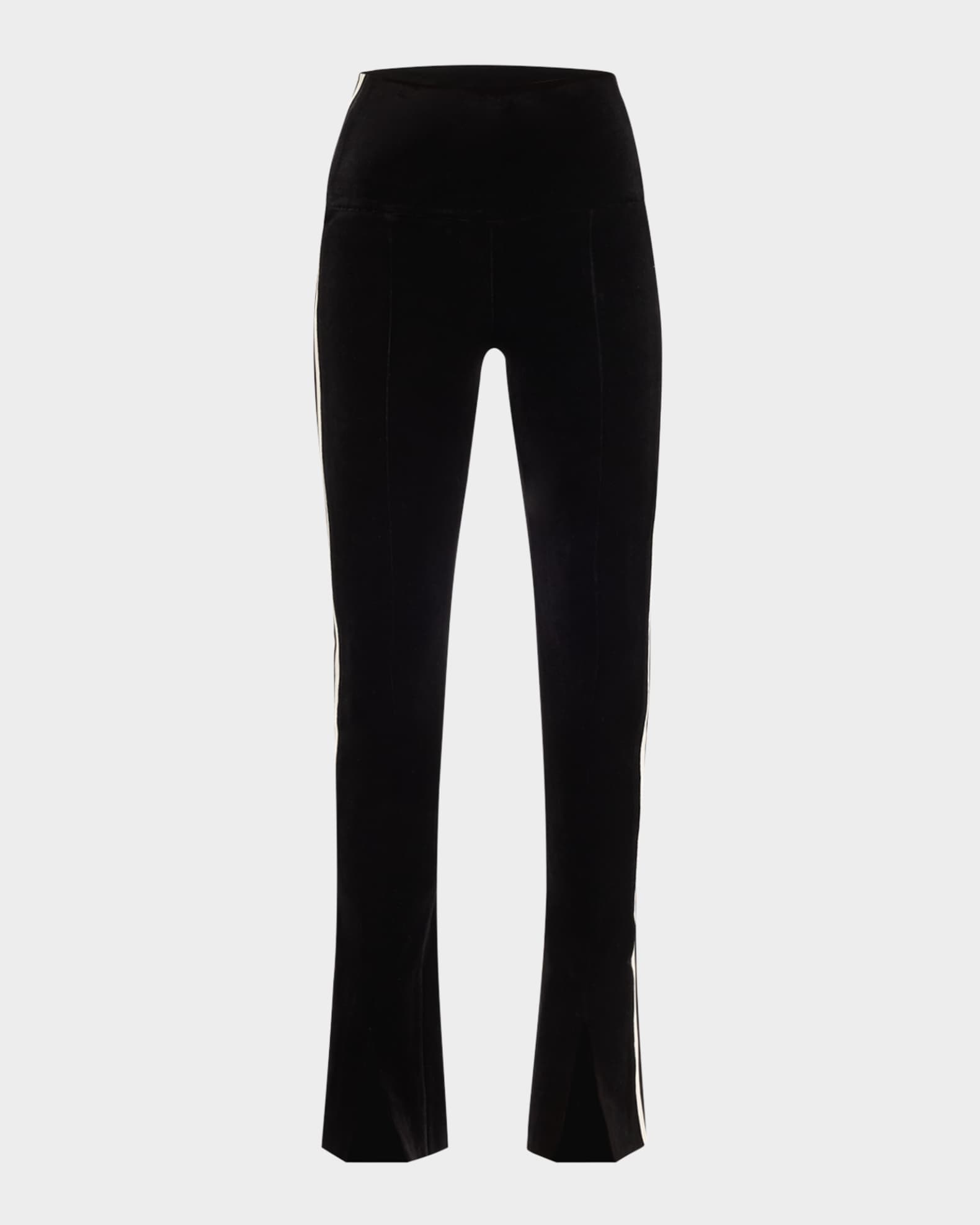 Velvet Side Stripe Spat Leggings 0
