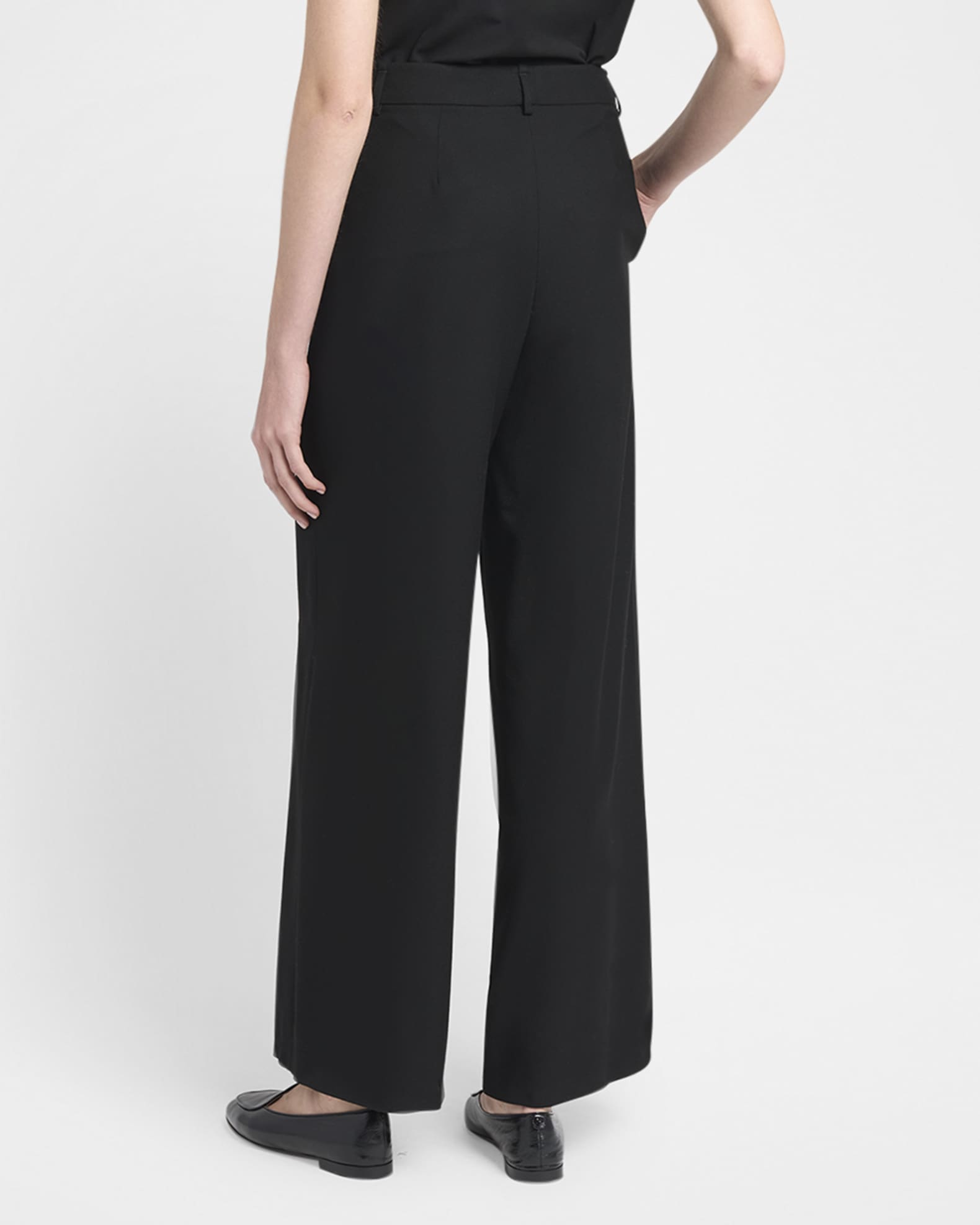 Giorgio Armani - Navy Blue Velvet Slim Leg Pant | Mitchell