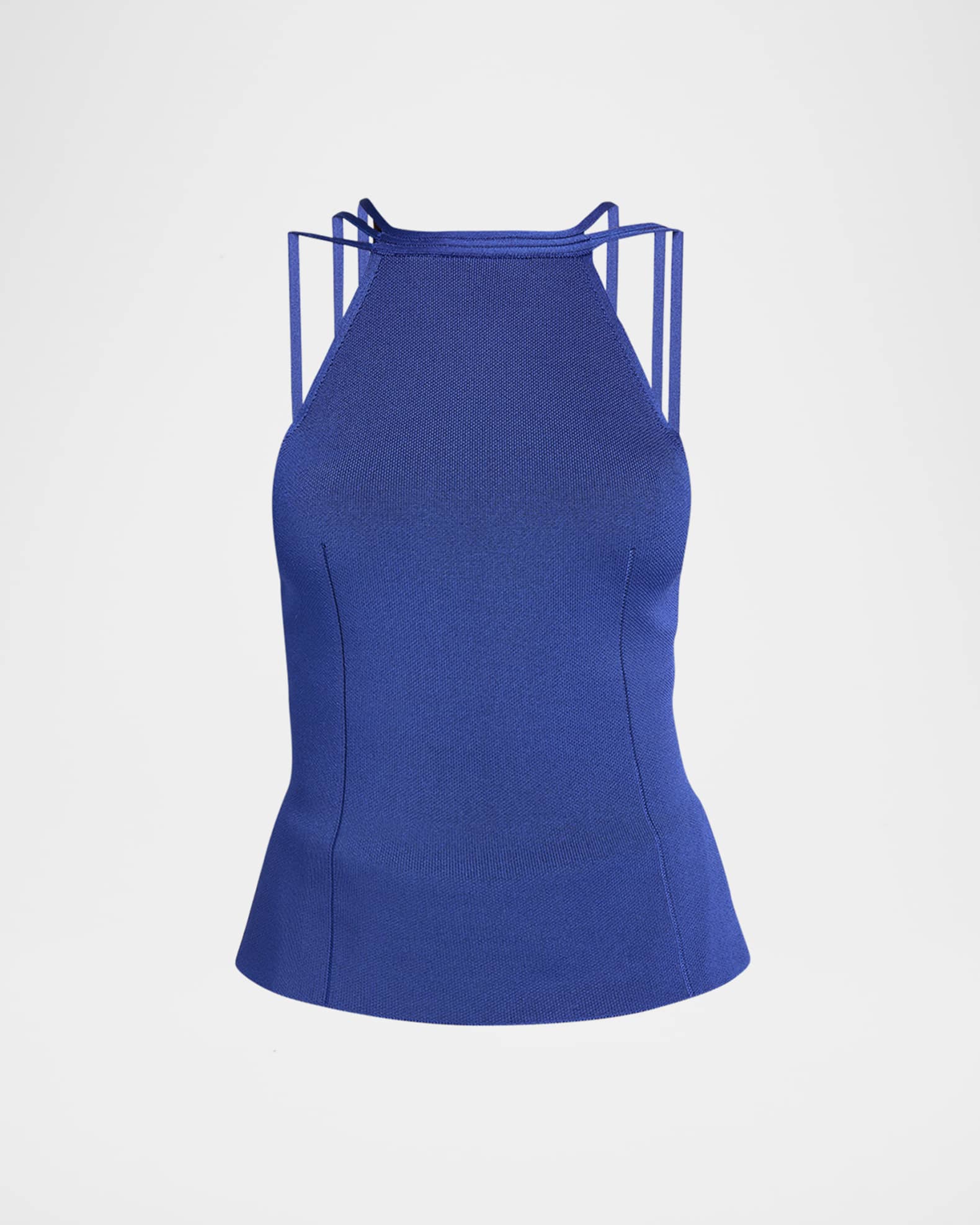 High-Neck Strappy Tank Top 0