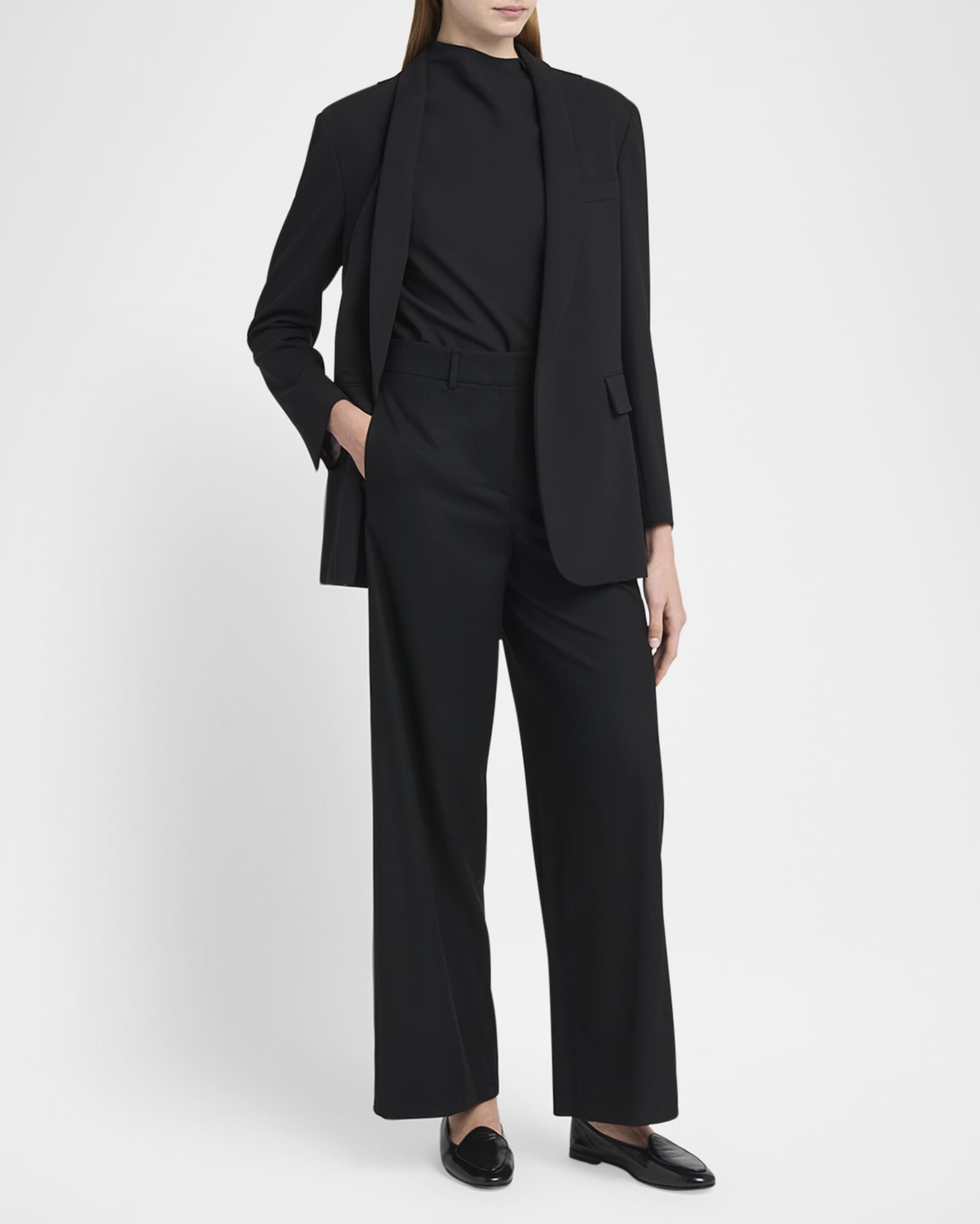 Giorgio Armani Stretch Wool Relaxed Blazer | Neiman Marcus