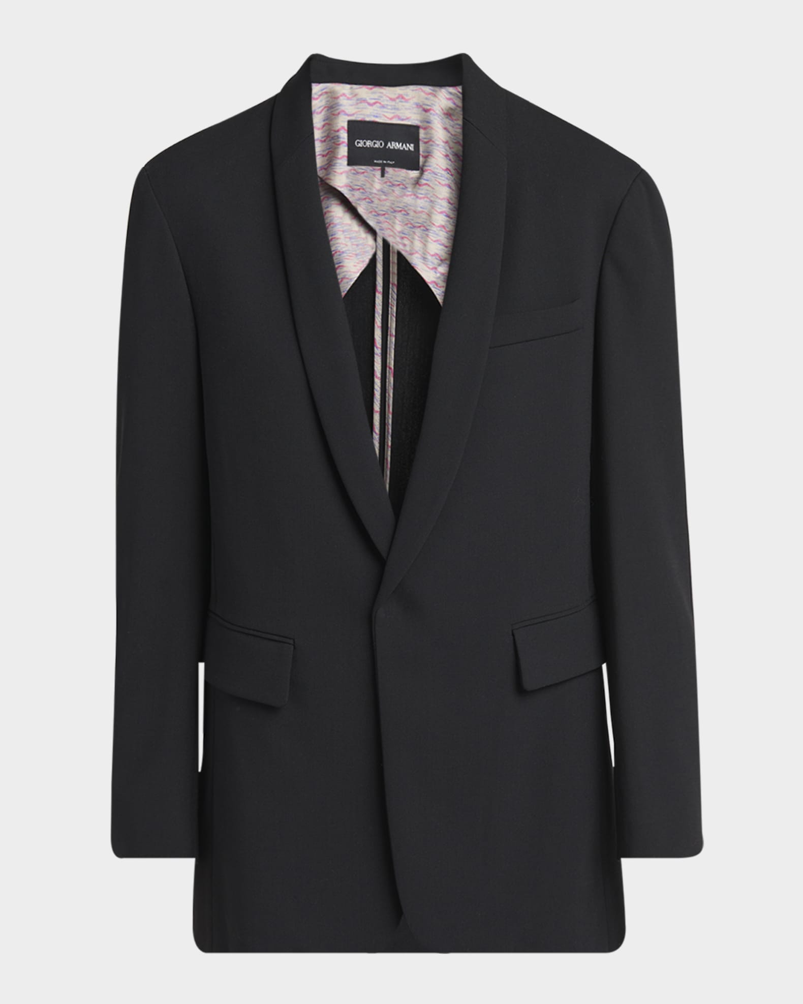 Giorgio Armani Stretch Wool Relaxed Blazer | Neiman Marcus