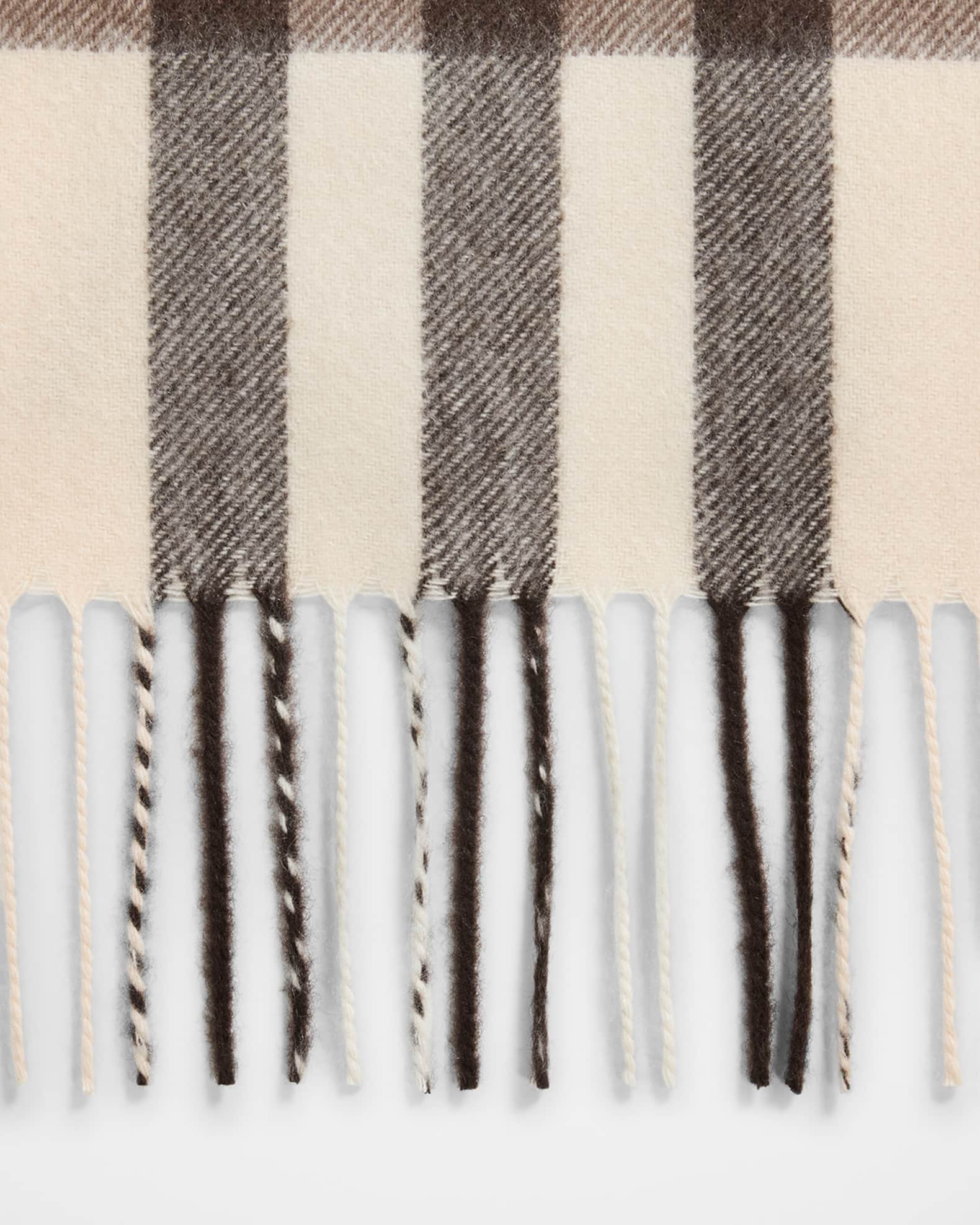 堅実な究極の Burberry Marcus Neiman | Scarf Cashmere Check-Print Giant 小物