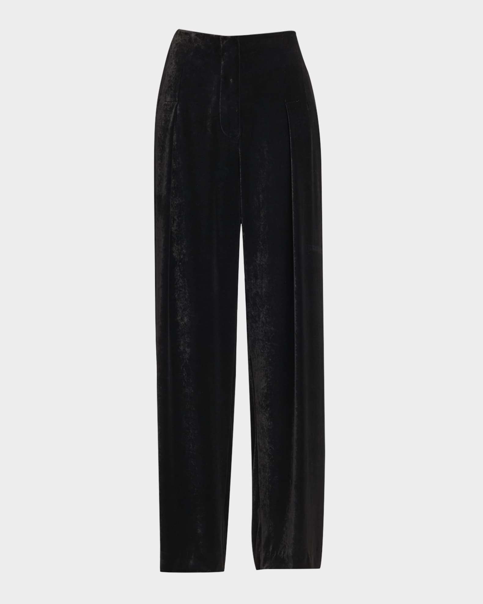 Journey Velvet-Effect Loose Pants 0