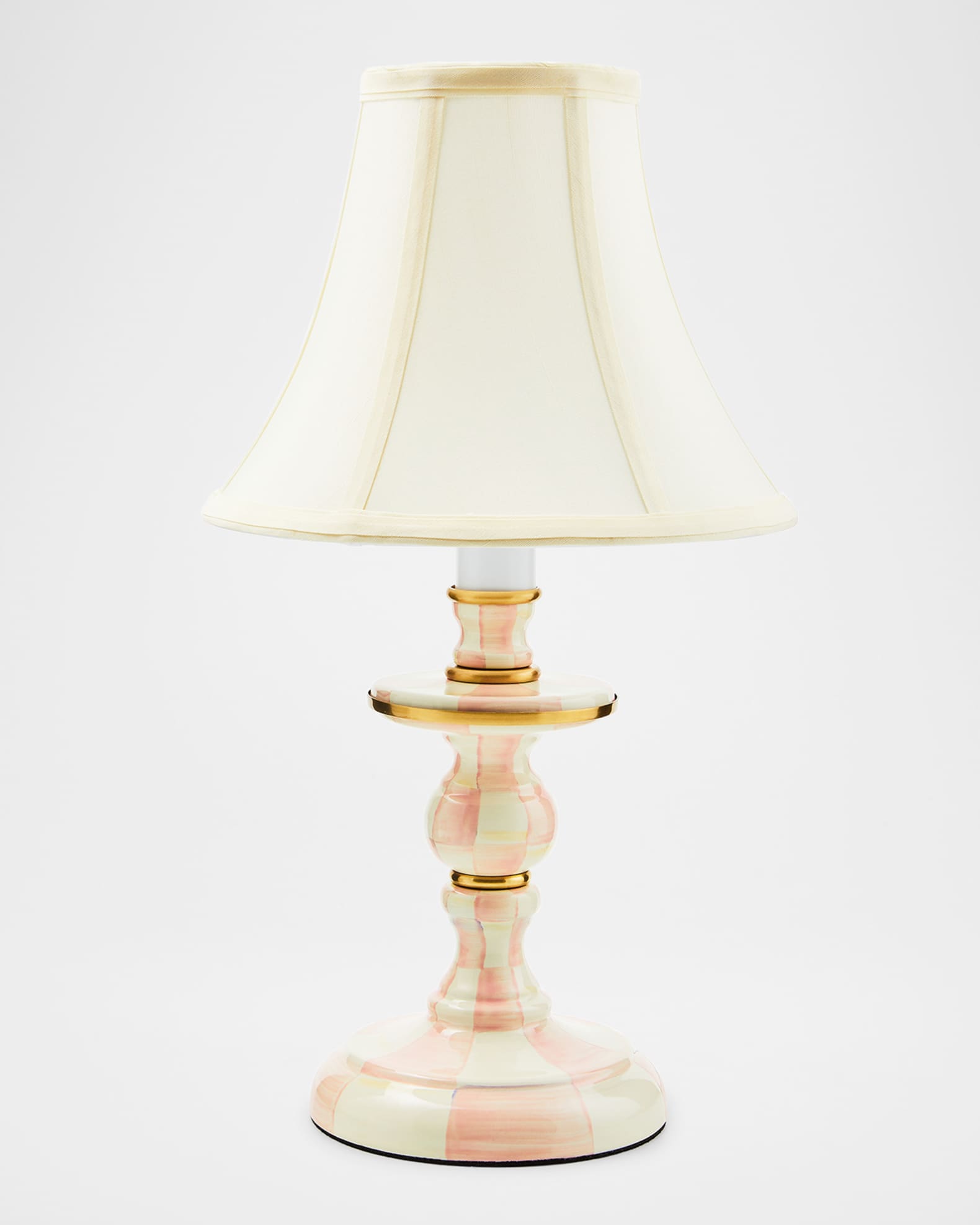 Rosy Check Candlestick Table Lamp 0