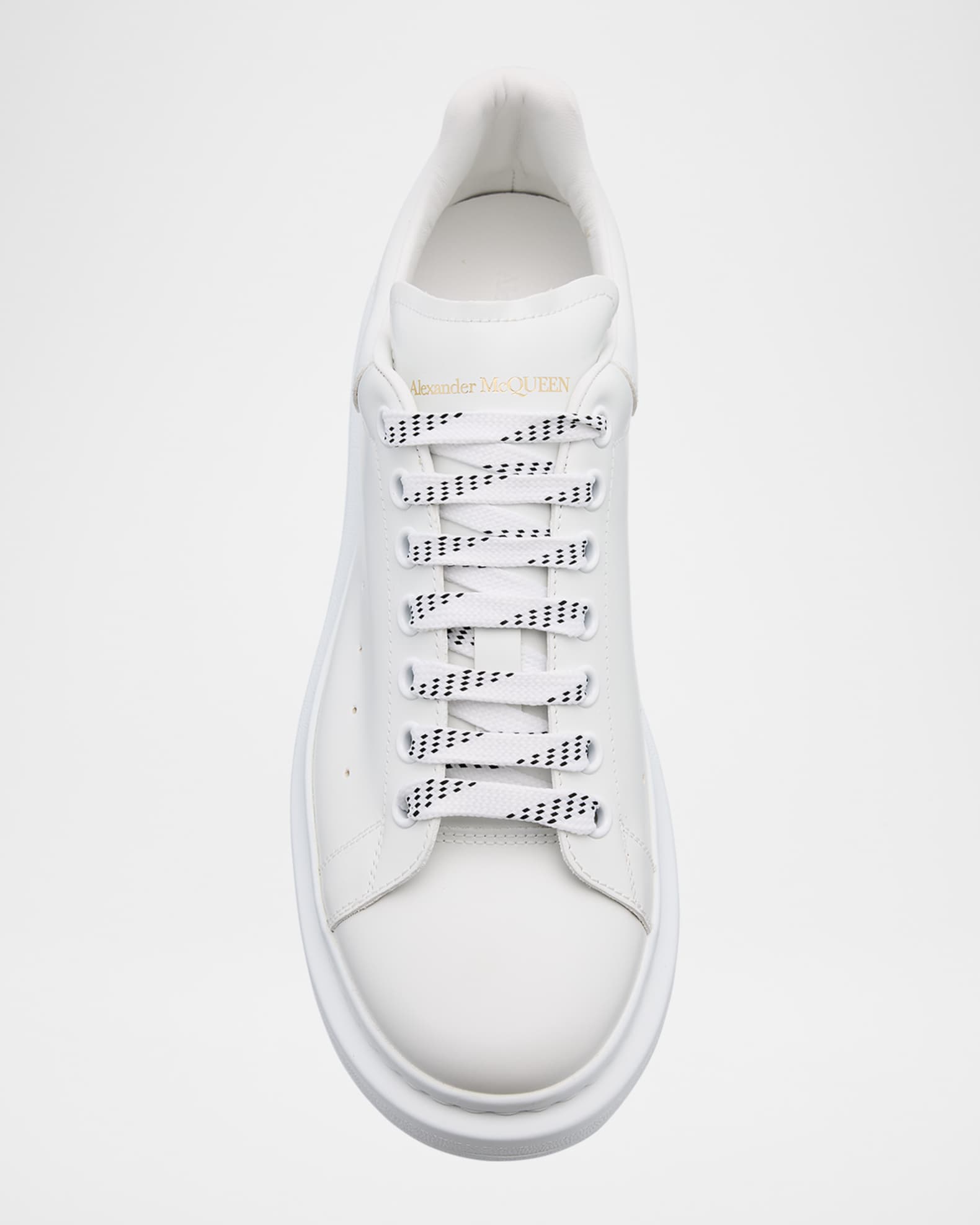 スニーカー Alexander Mcqueen Larry Leather Low-Top Sneakers McQueen Men's Larry Leather Oversized Low-Top Sneakers