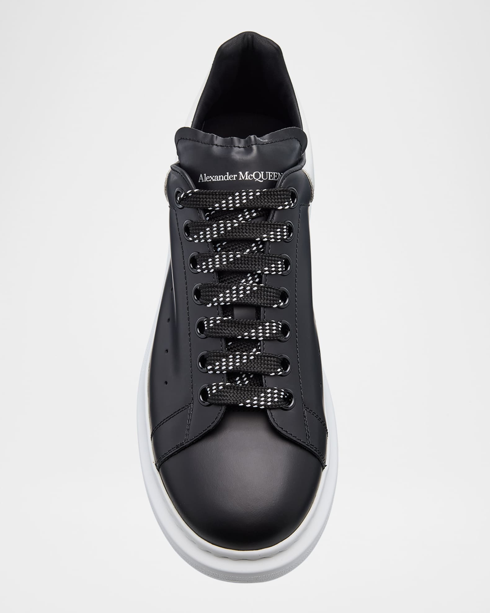 McQueen Men's Larry Leather Oversized Low-Top Sneakers