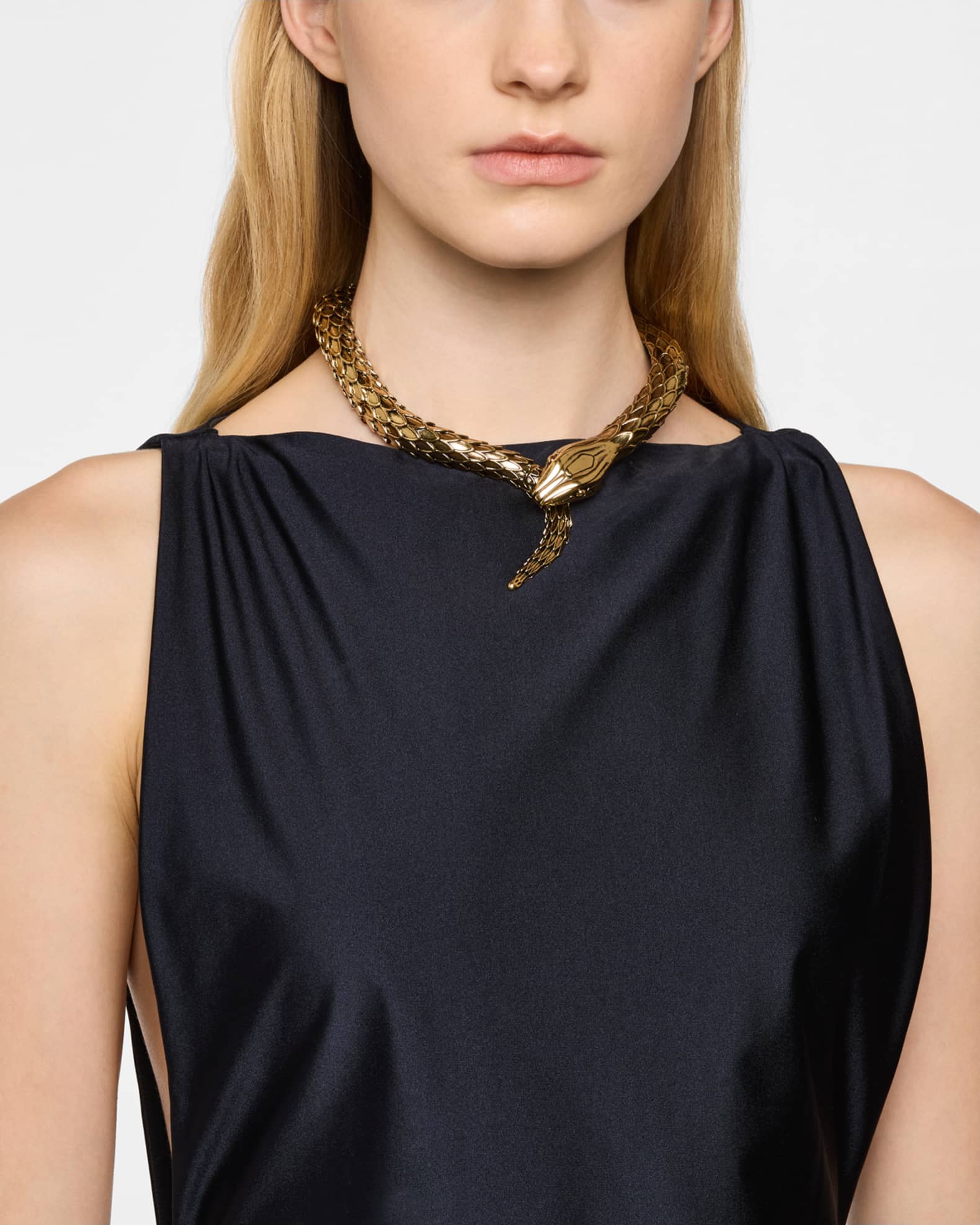 Snake wrap necklace hotsell