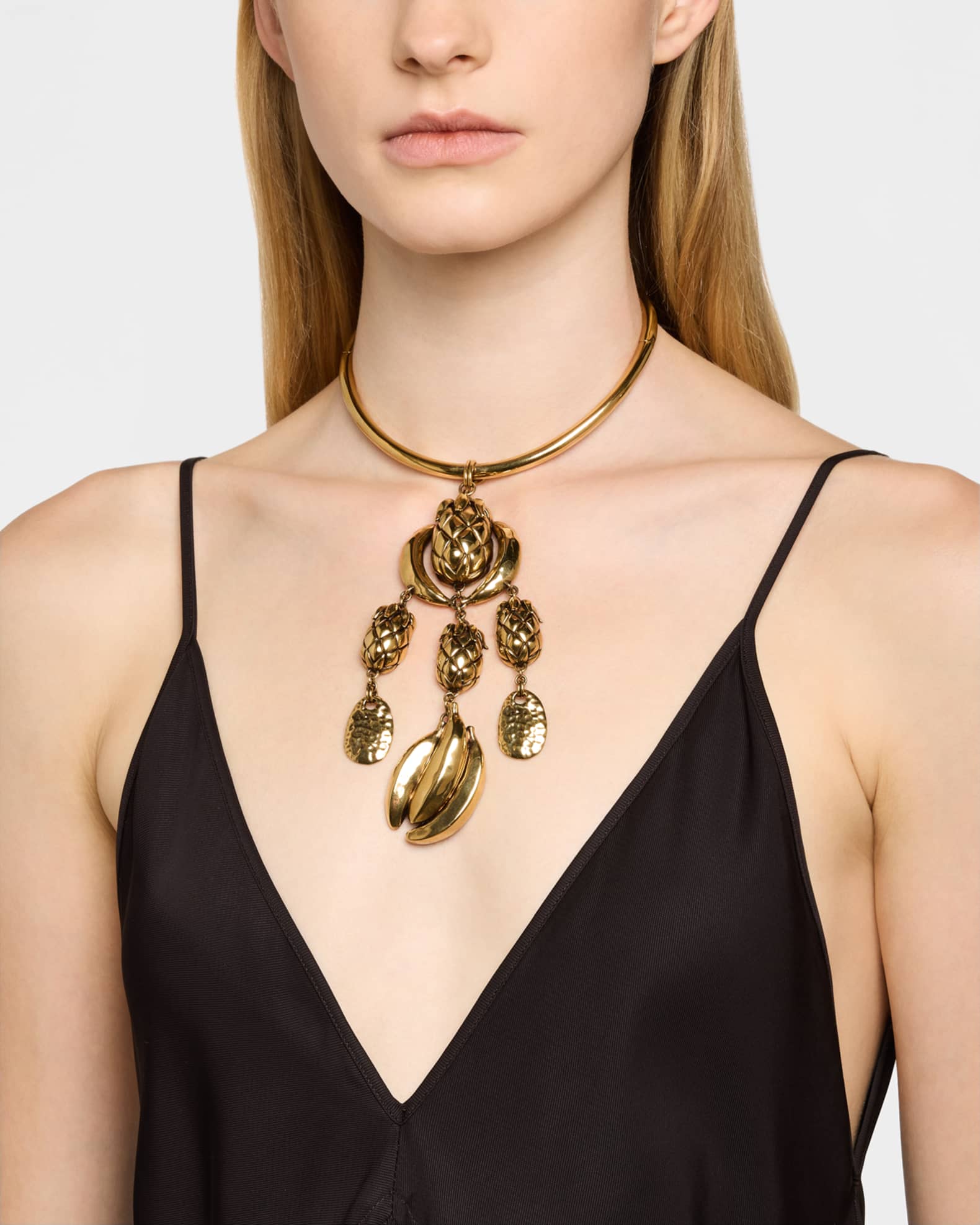 Brass Bananas Necklace 1